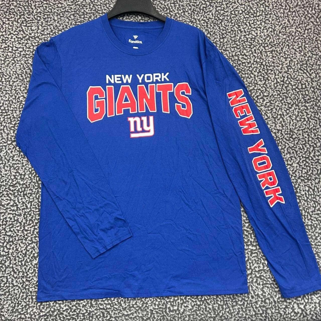 Other New York Giants Shirt Men Long Sleeve Crew Neck Cotton L Size US L / EU 52-54 / 3 - 1 Thumbnail