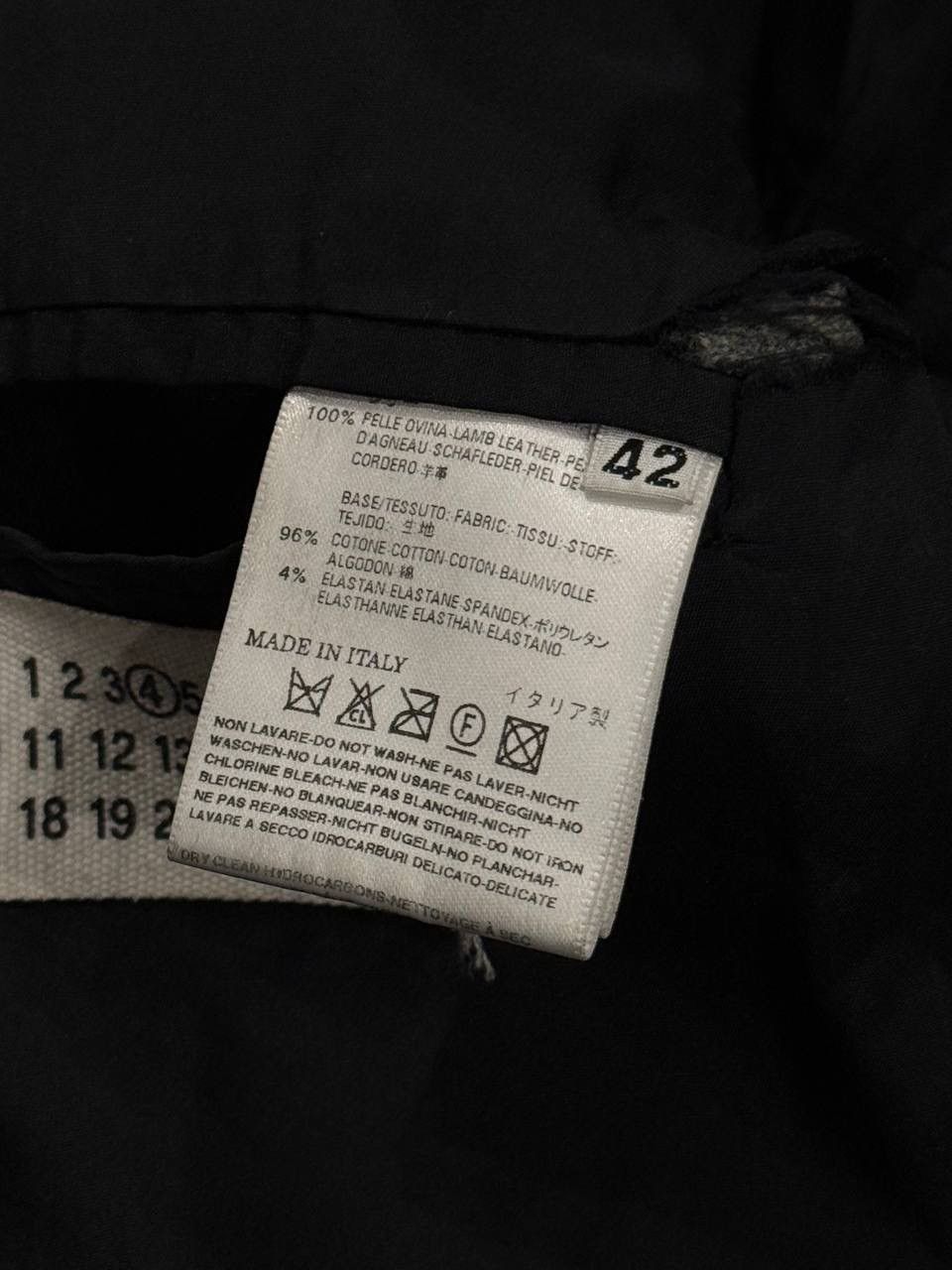 Maison Margiela SS05 Maison Martin Margiela 5 zip Leather Jacket Size S / US 4 / IT 40 - 11 Thumbnail