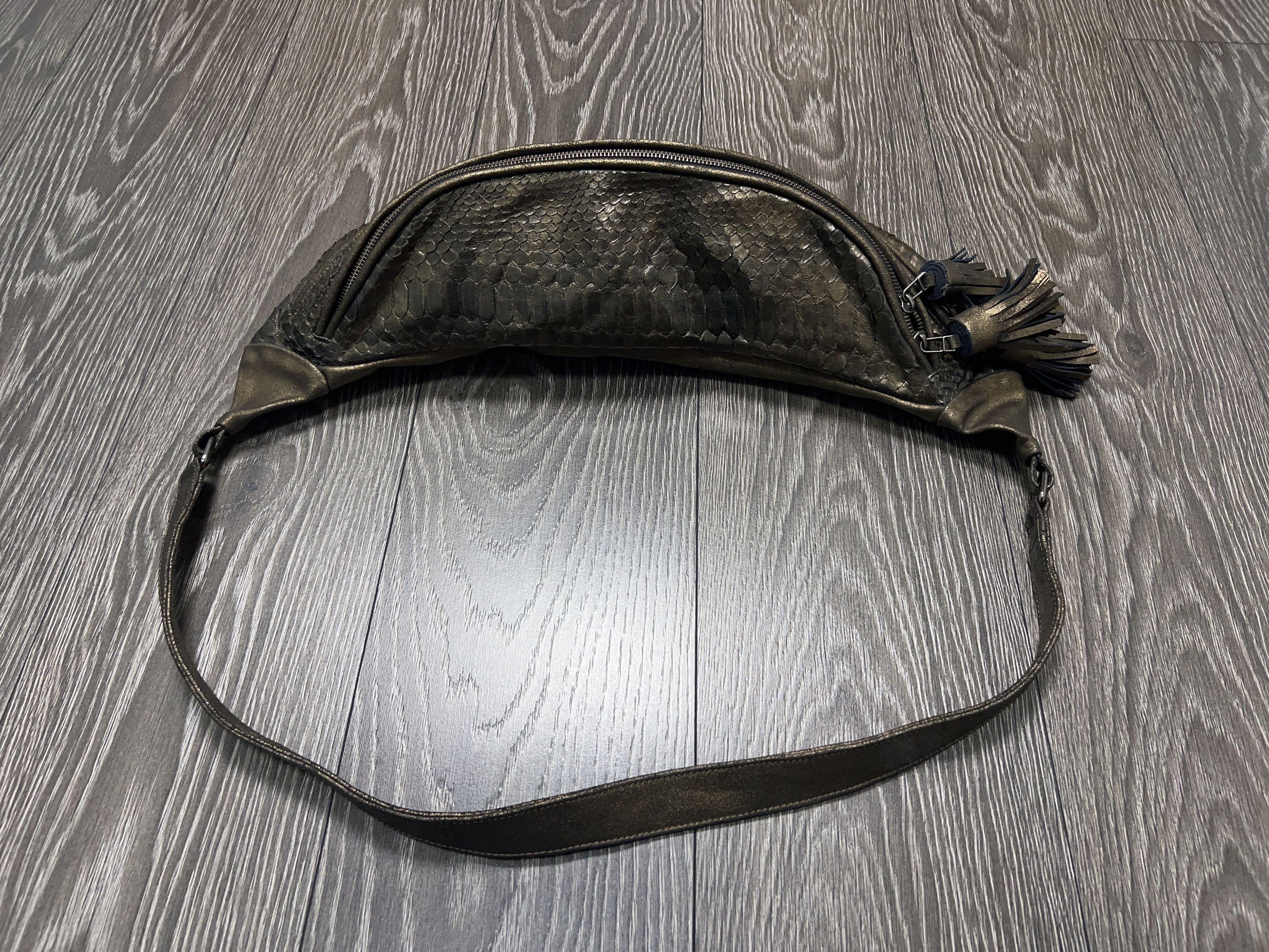 Leather Karma Koma Large Belt Bum Bag Fanny Pack Cow Handmade Size ONE SIZE - 3 Thumbnail