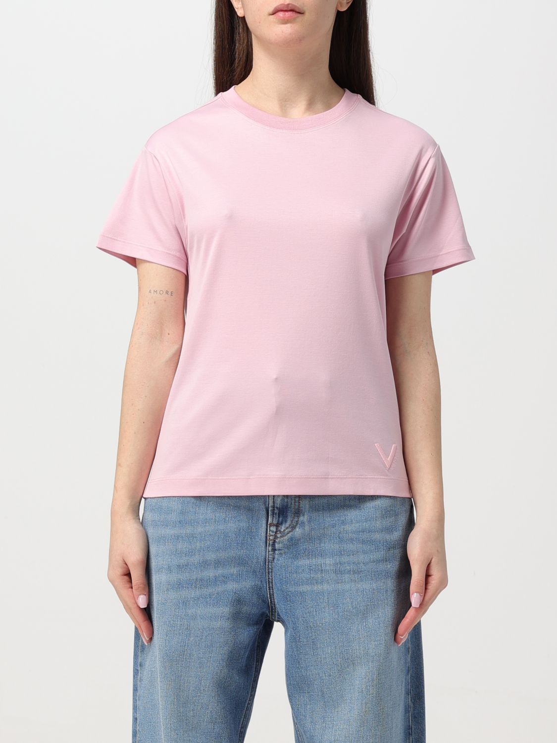 image of Valentino T-Shirt Woman Pink, Women's (Size XS)