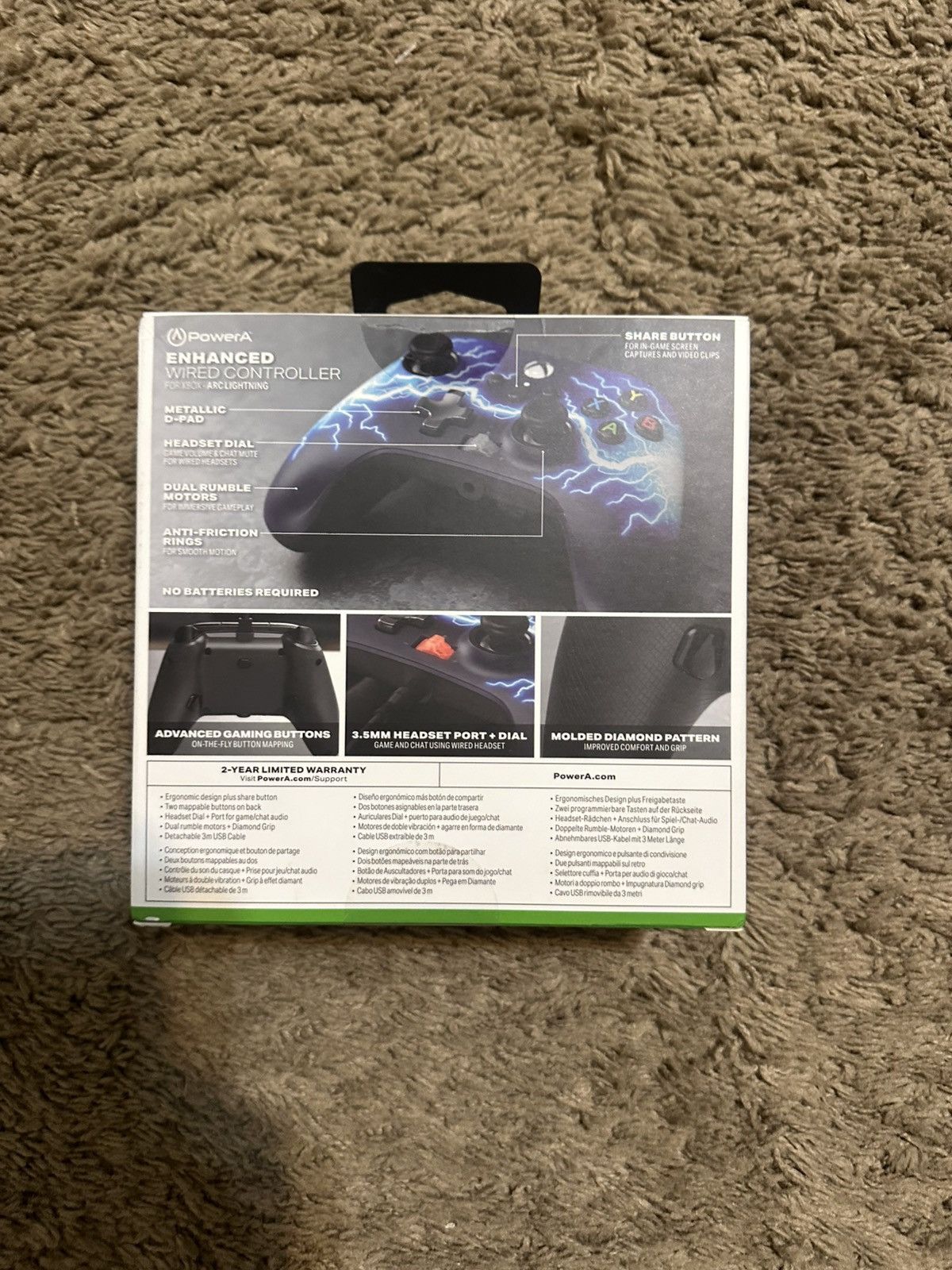 Other Vintage Xbox Enhanced wired controller 2021 Size US L / EU 52-54 / 3 - 5 Thumbnail