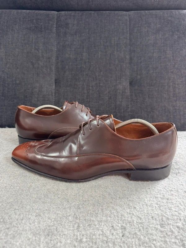 Barker Barker England Oxford Derby Leather Brown Lace Ups 9,5 44 Size US 11 / EU 44 - 2 Thumbnail