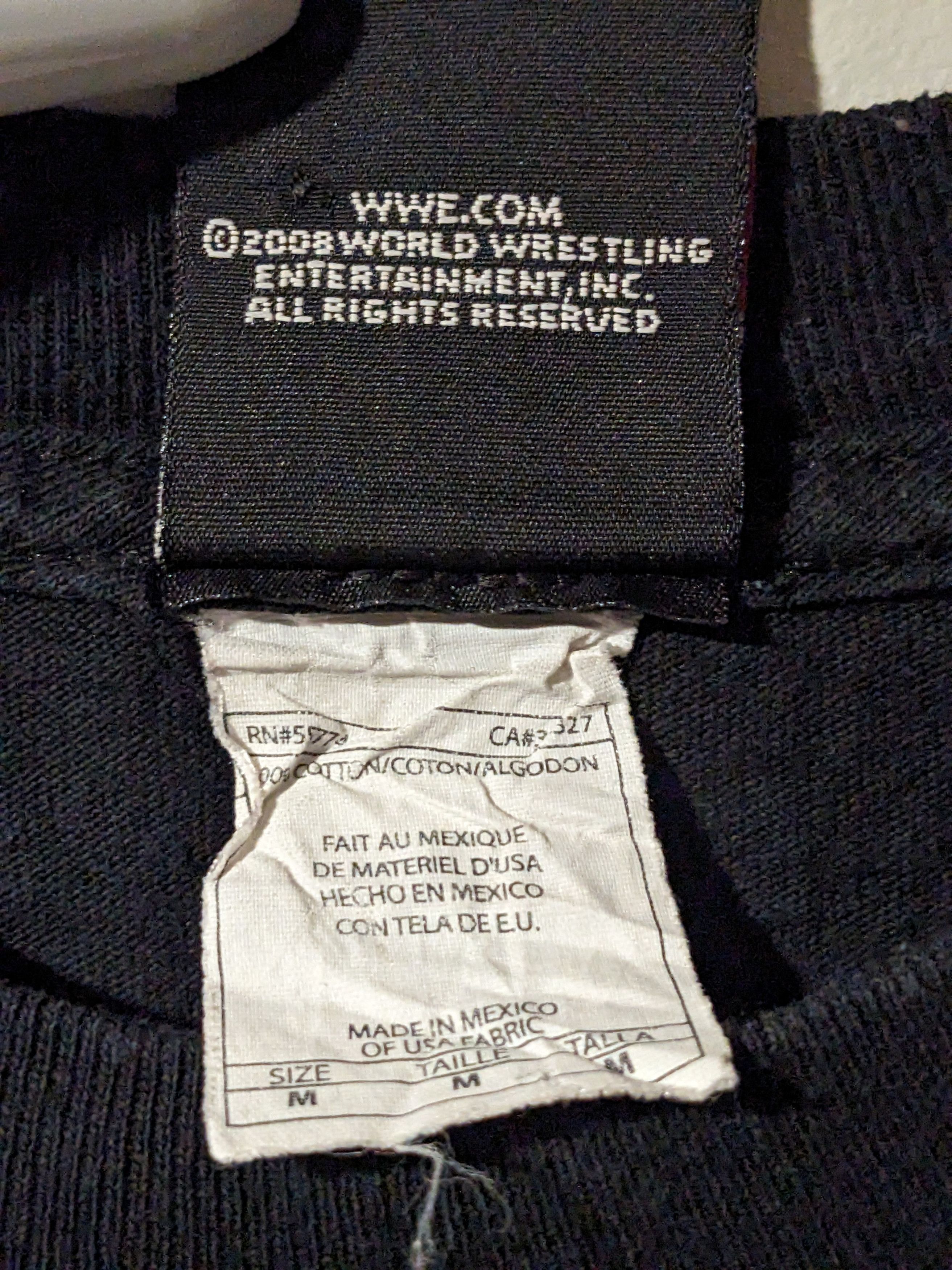 WWE Vintage 2008 WWE Wrestling World Heavy Kids Medium T-Shirt Size US M / EU 48-50 / 2 - 5 Thumbnail