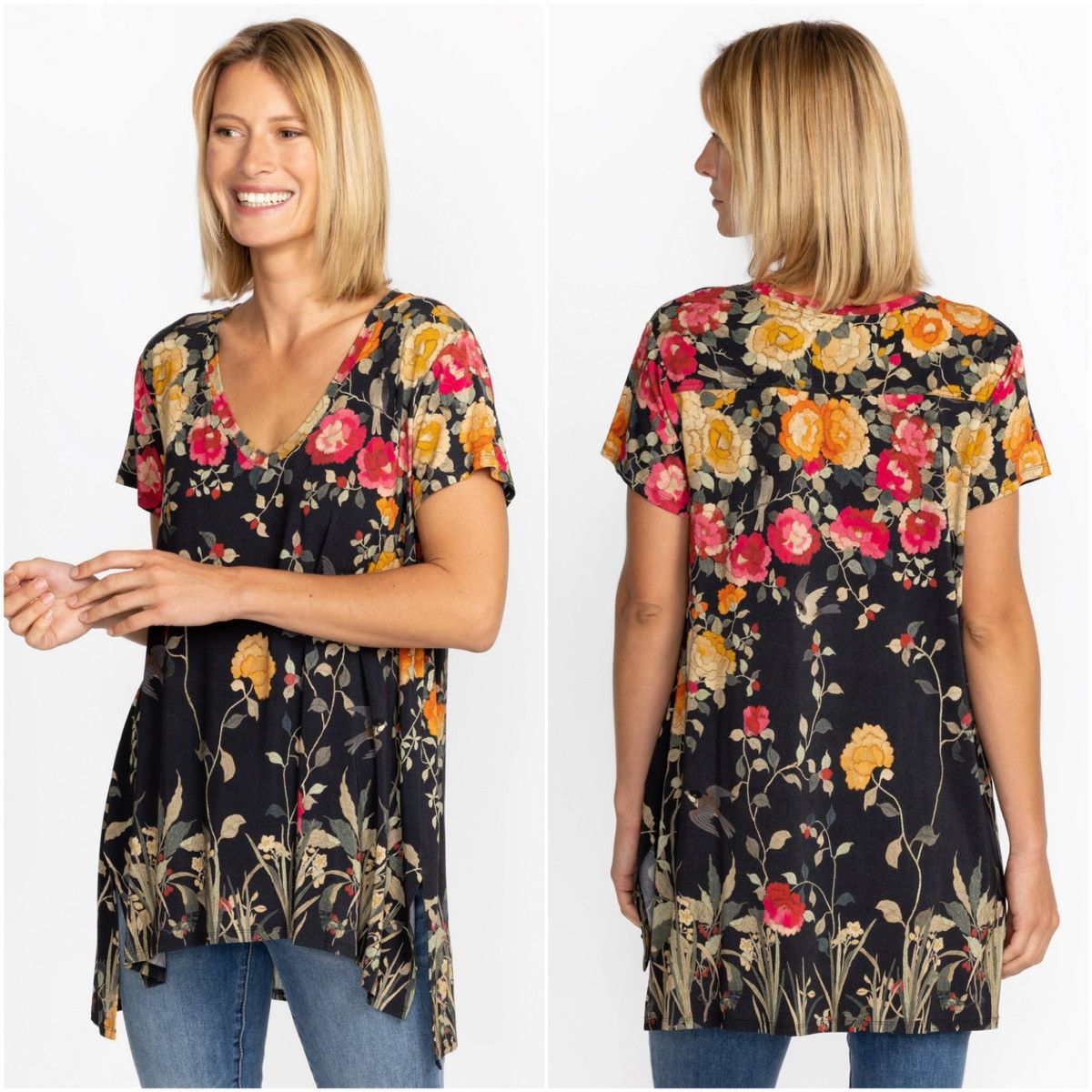 Johnny Was Johnny Was Graceful Drape Tunic Asymmetrical M S Size M / US 6-8 / IT 42-44 - 2 Thumbnail