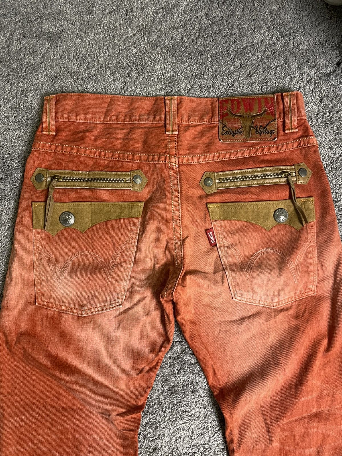 Edwin Rare Orange Edwin Exclusive Vintage Pant Size US 35 - 9 Thumbnail