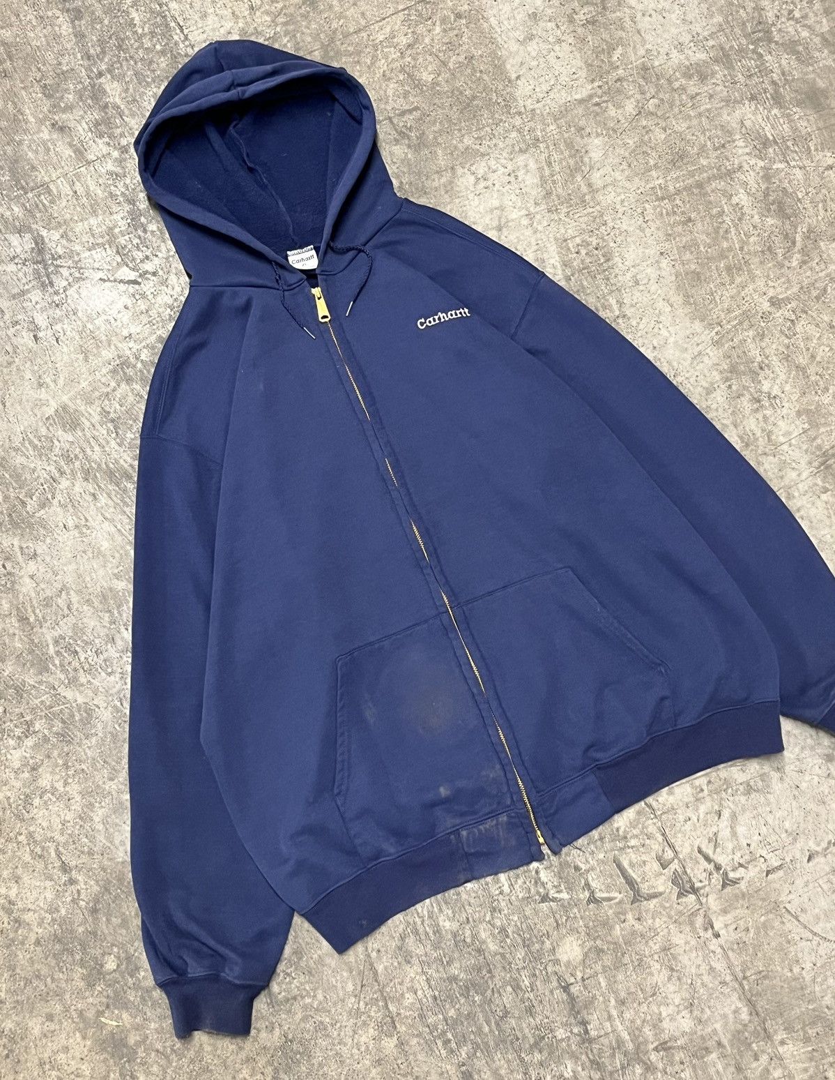 Carhartt × Vintage Carhartt zip up hoodie vintage streetwear hype boxy rare Size US XL / EU 56 / 4 - 1 Thumbnail