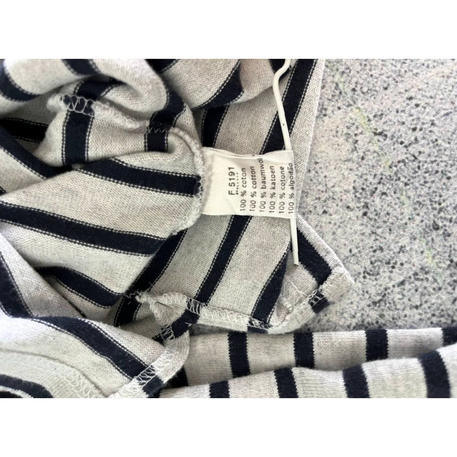 Lacoste Lacoste Polo Shirt Mens S Black & White Striped Cotton Long Sleeve Size US S / EU 44-46 / 1 - 7 Thumbnail