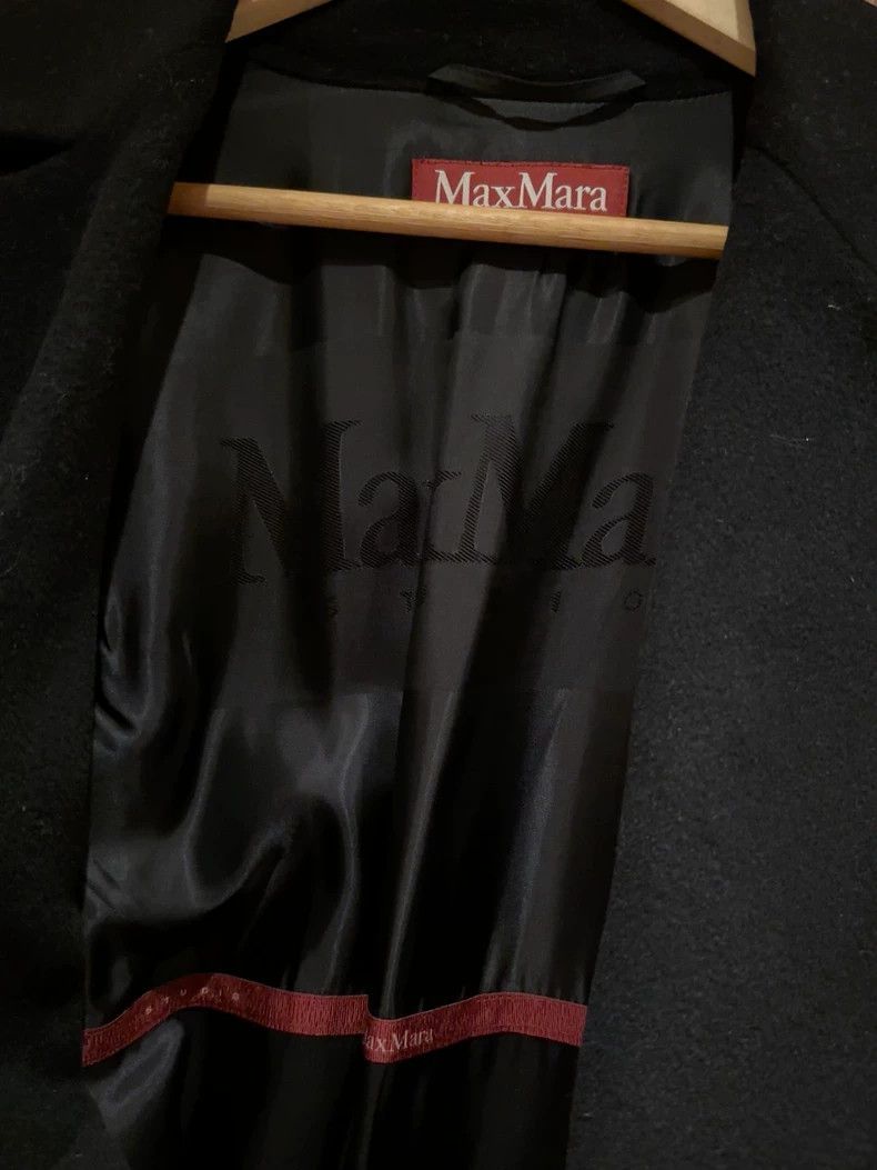 Max Mara Max Mara Studio Bathrobe Black Wool Coat Size S / US 4 / IT 40 - 5 Thumbnail