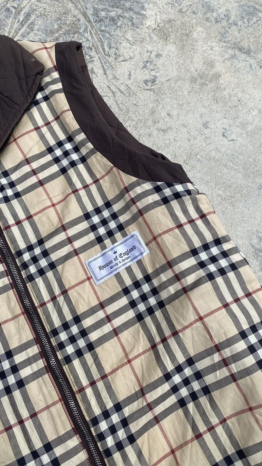 🚨DELETE TODAY🚨 Burberry Quilted Nova Check Vest 90s