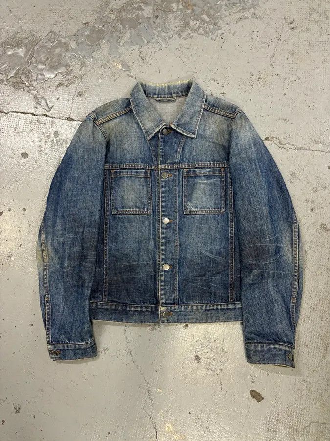 Prada AW2004 Prada Light Blue Denim Cargo Pocket Jacket Size US M / EU 48-50 / 2 - 1 Thumbnail