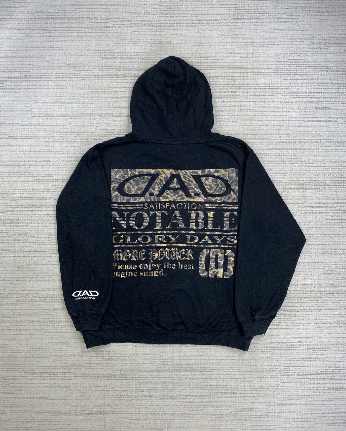 Other Vintage D.A.D Satisfaction Racing Back Hit Printed Hoodie Size US XL / EU 56 / 4 - 1 Thumbnail