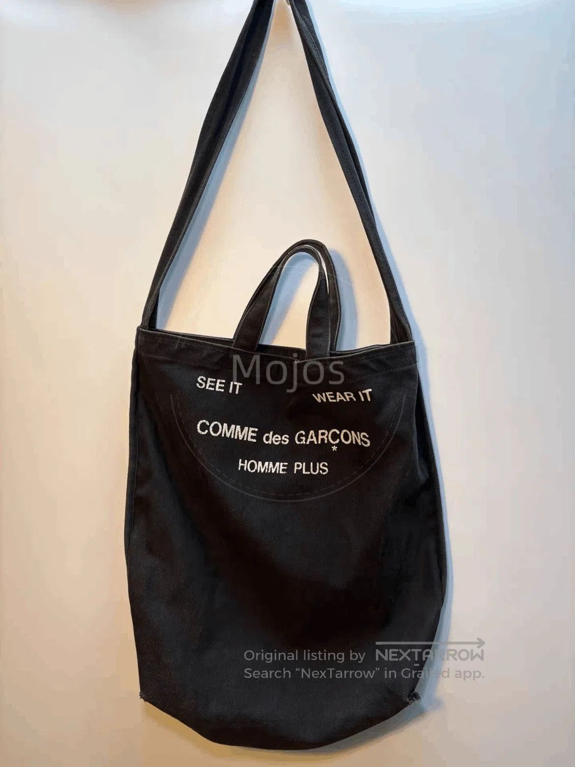 Comme des Garcons Homme Plus HUGE Black Shoulder Bag | Grailed