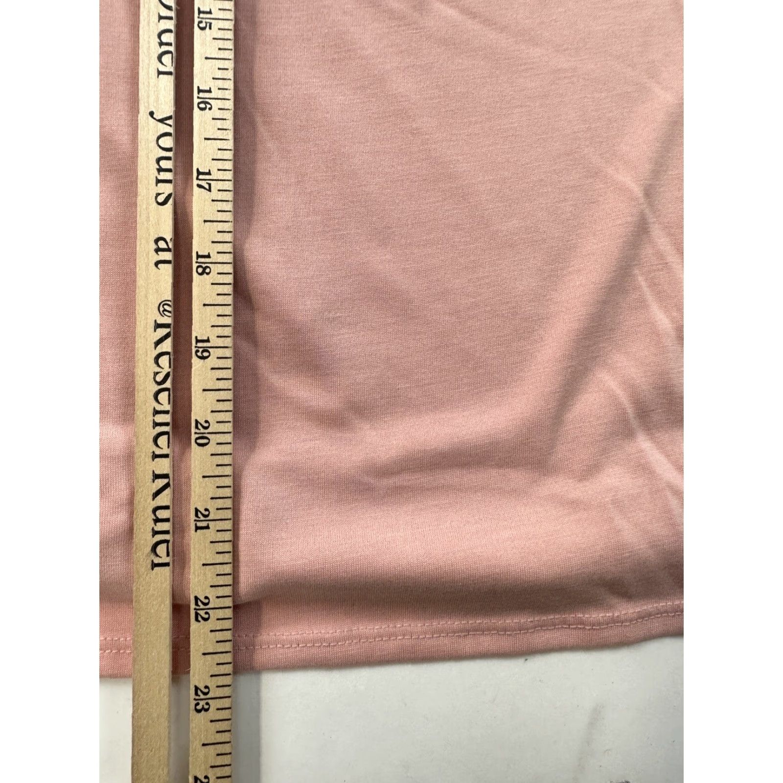 Banana Republic Banana Republic Shirt Womens Medium Pink Sandwash Modal Knot Hem T-Shirt Casual Chic Short Sleeve Size M / US 6-8 / IT 42-44 - 5 Thumbnail