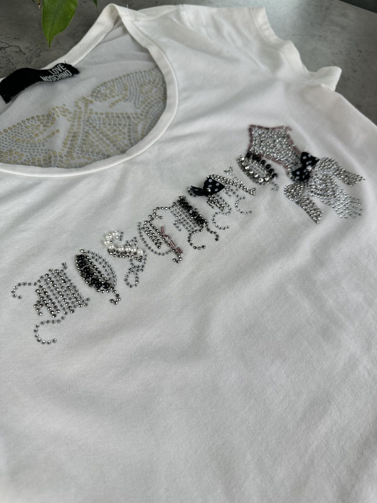 Moschino Moschino T-Shirt With Mesh Back Size S / US 4 / IT 40 - 5 Thumbnail