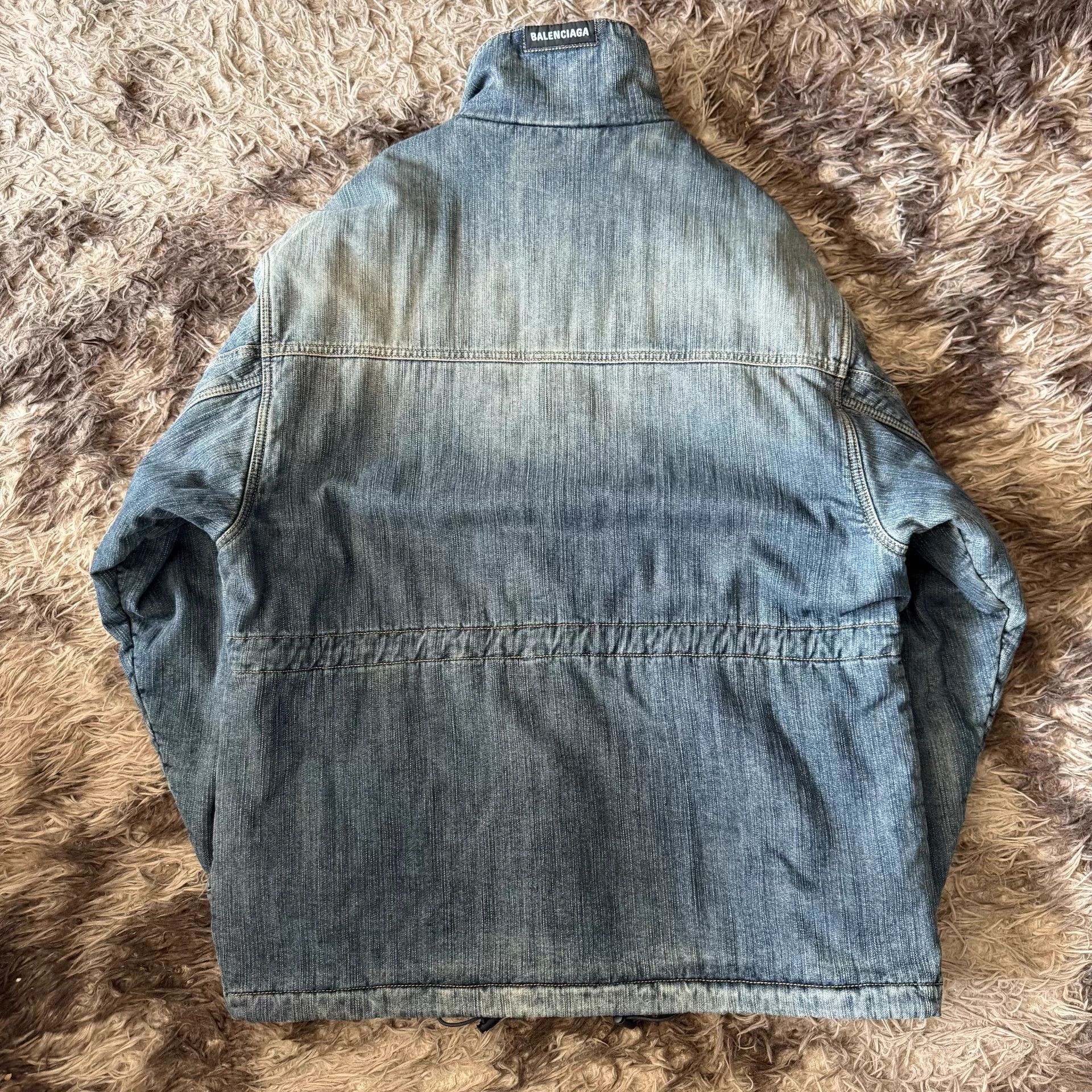 Balenciaga Balenciaga Bamboo Vintage Wash Double-Pocket Denim Parka Size US L / EU 52-54 / 3 - 2 Thumbnail