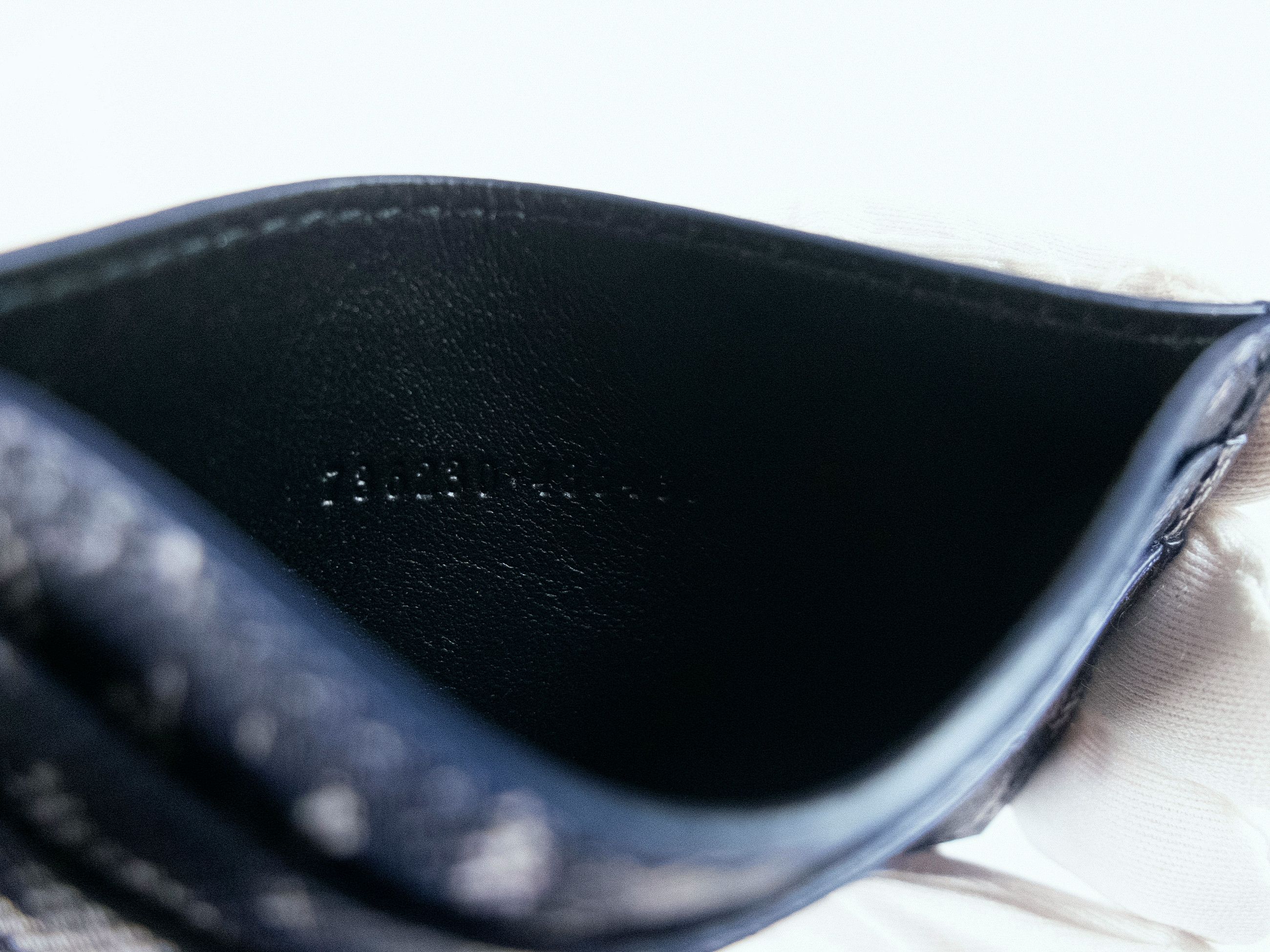 Alexander McQueen ALEXANDER MCQUEEN blue graffiti logo card leather holder q Size ONE SIZE - 5 Thumbnail