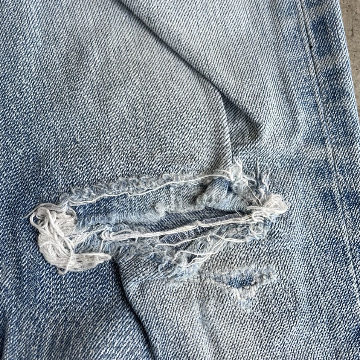 Attachment 🔥Sick🔥🇯🇵Attachment Ripped Distress Selvedge Slim Fit Jeans Size US 31 - 10 Thumbnail