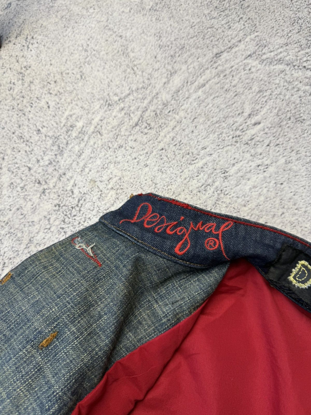 Desigual Vintage Designer Patch work Denim Jackets Y2K Japanese Size M / US 6-8 / IT 42-44 - 24 Thumbnail