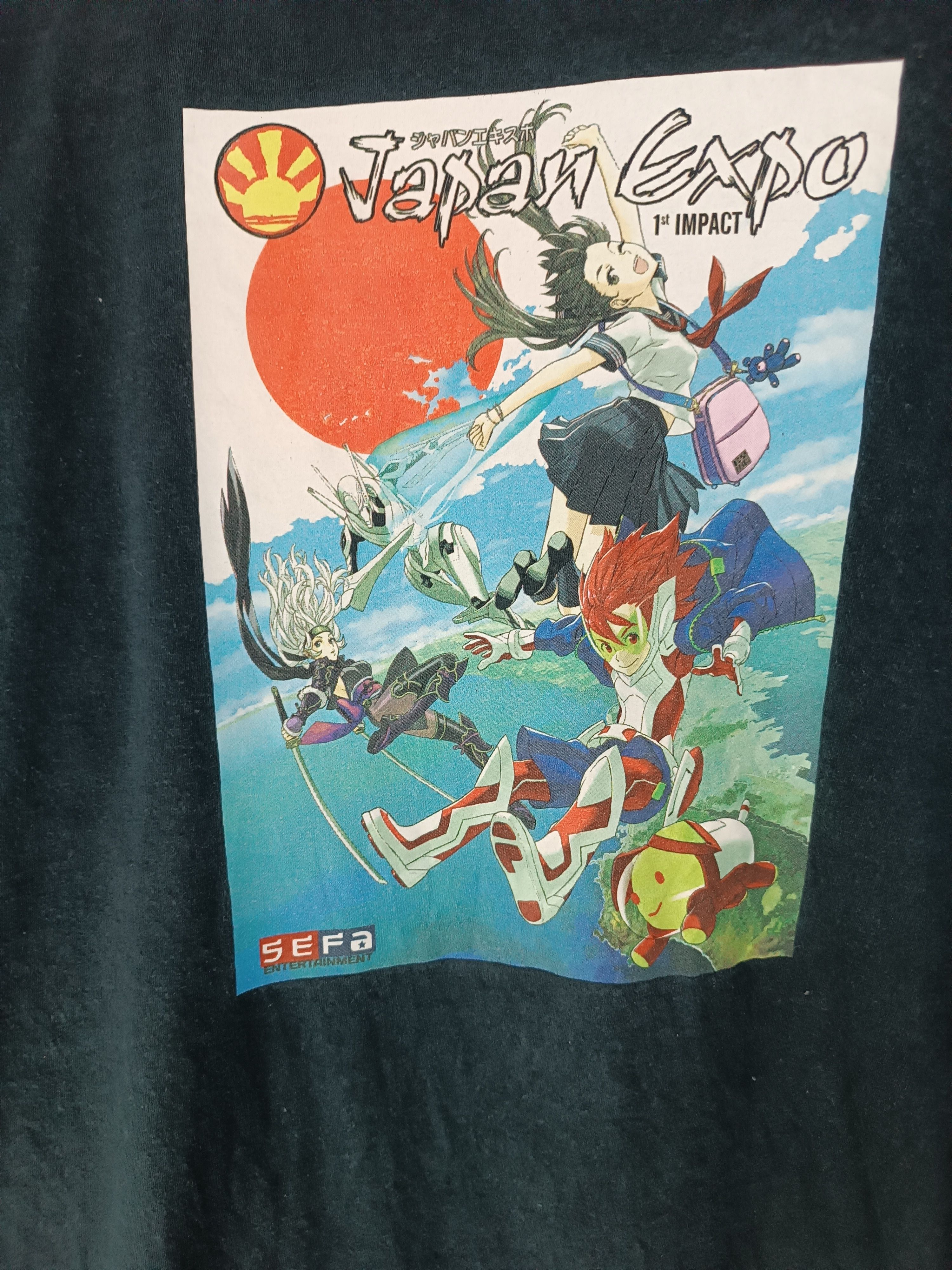 Anime VINTAGE Y2K JAPAN EXPO OTAKU ANIME COSPLAY TEE VERY RARE Size US XL / EU 56 / 4 - 10 Thumbnail