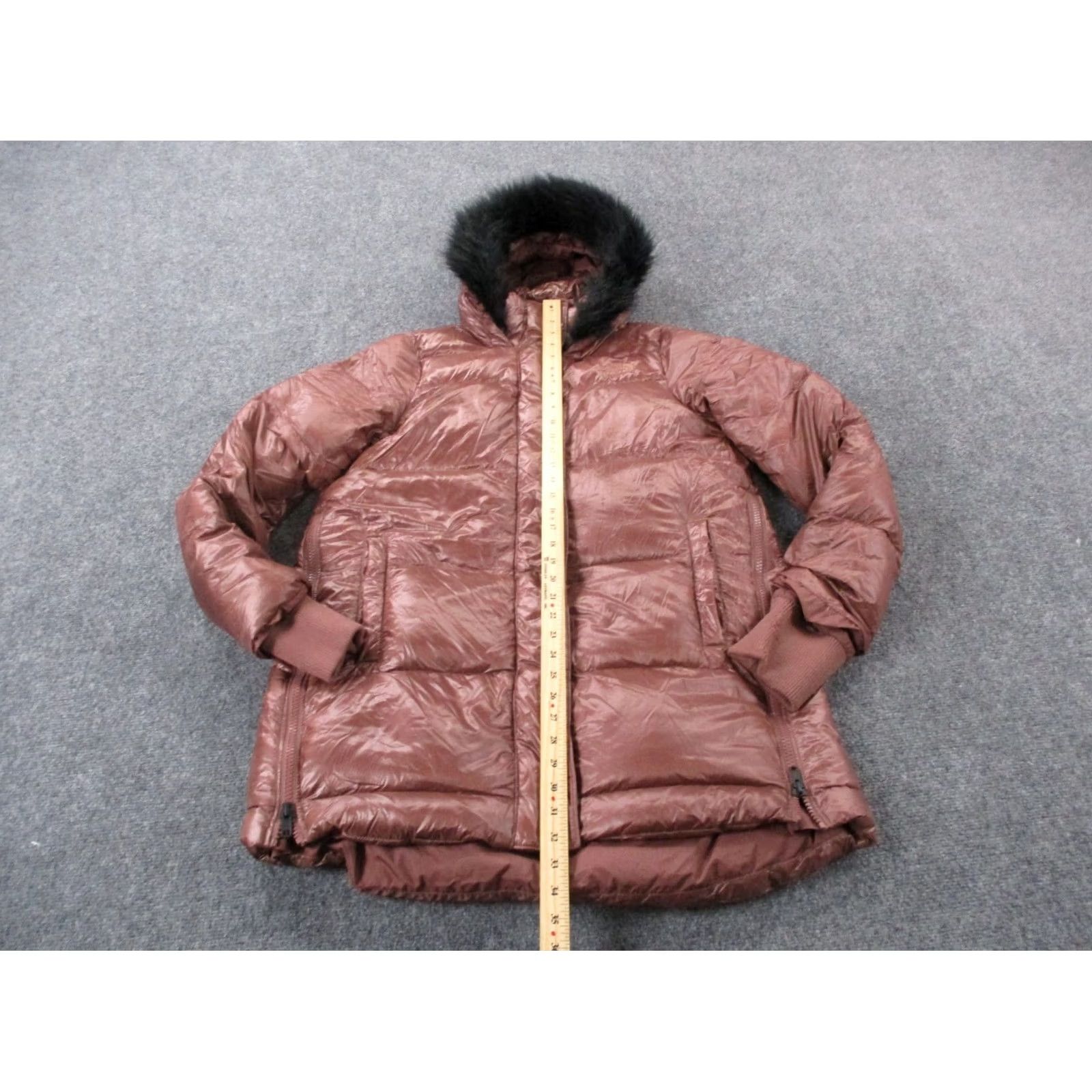 The North Face The North Face Jacket Women L Down Quilted Puffer Parka Outdoor Hood 550 Pink Regular Zip Full Zip Lining Logo Quilted Nylon 2000s Outdoor Womens Size L / US 10 / IT 46 - 3 Thumbnail