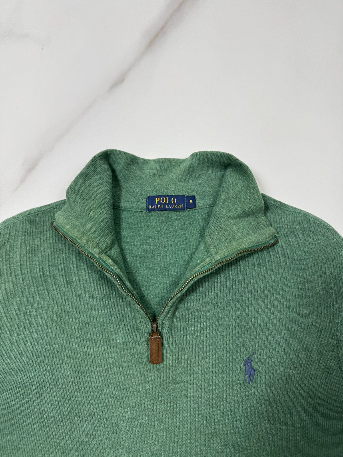 Polo Ralph Lauren Vintage Polo Ralph Lauren Quarter Zip Sweater Size US S / EU 44-46 / 1 - 5 Thumbnail
