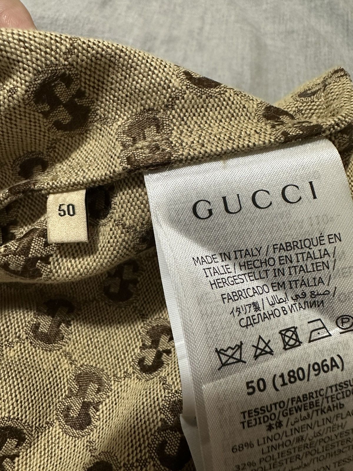 Gucci Gucci canvas monogram Size US M / EU 48-50 / 2 - 5 Thumbnail