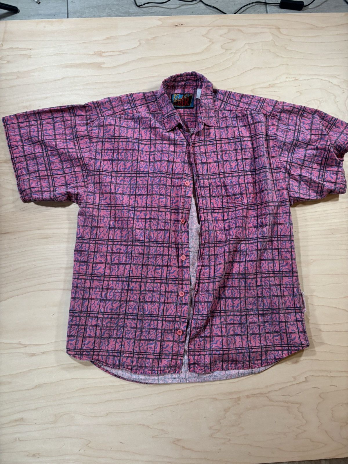 Other Vintage Blazer Firenze Abstract Short Sleeve Shirt 80s/90s Size US XL / EU 56 / 4 - 1 Thumbnail