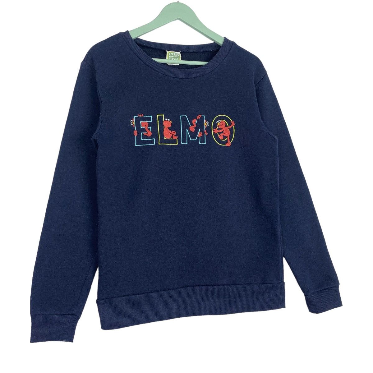 Designer × Vintage Sesame Street Elmo Sweatshirt Crewneck Pull Over Jumper Size US M / EU 48-50 / 2 - 4 Thumbnail