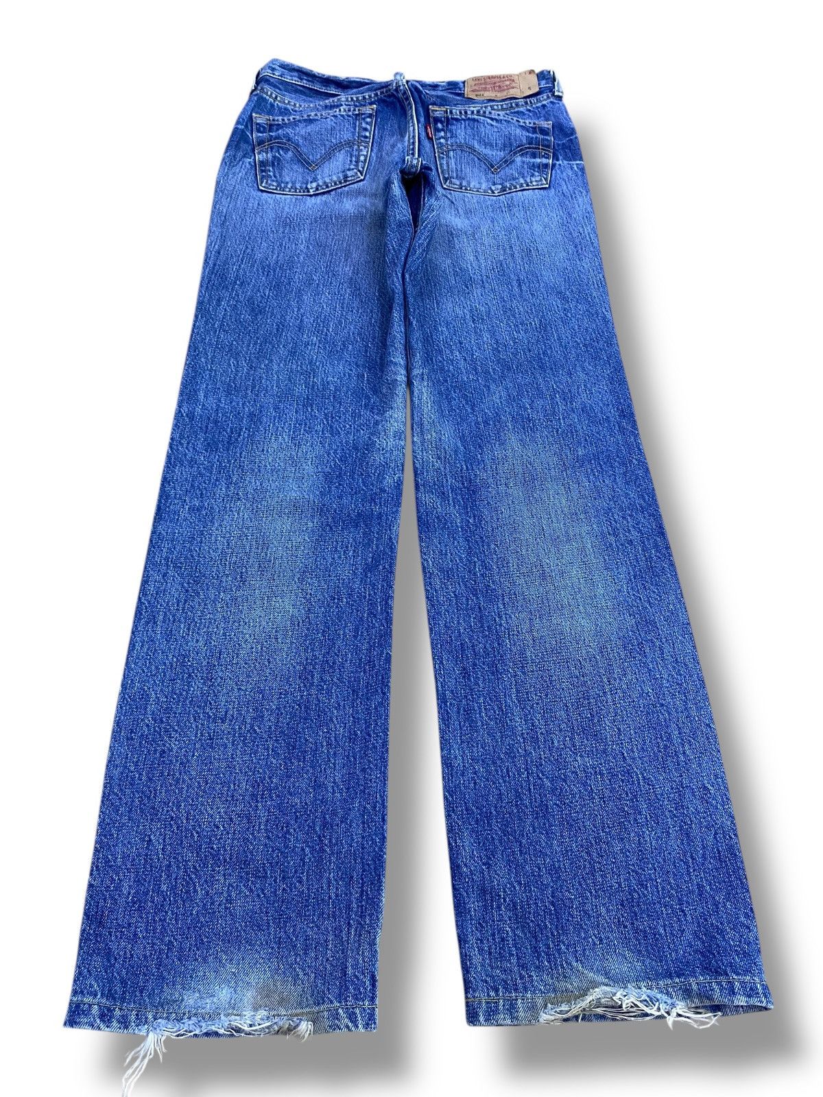 Levi's Levi’s Faded Blue Wash Style Ripped Jeans Size US 28 / EU 44 - 3 Thumbnail