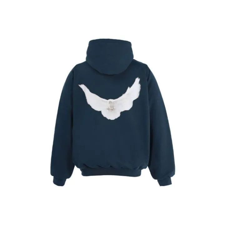 Balenciaga Balenciaga YEEZY x Gap x Balenciaga Hoodie in Dark Blue -2 Size US XL / EU 56 / 4 - 1 Thumbnail