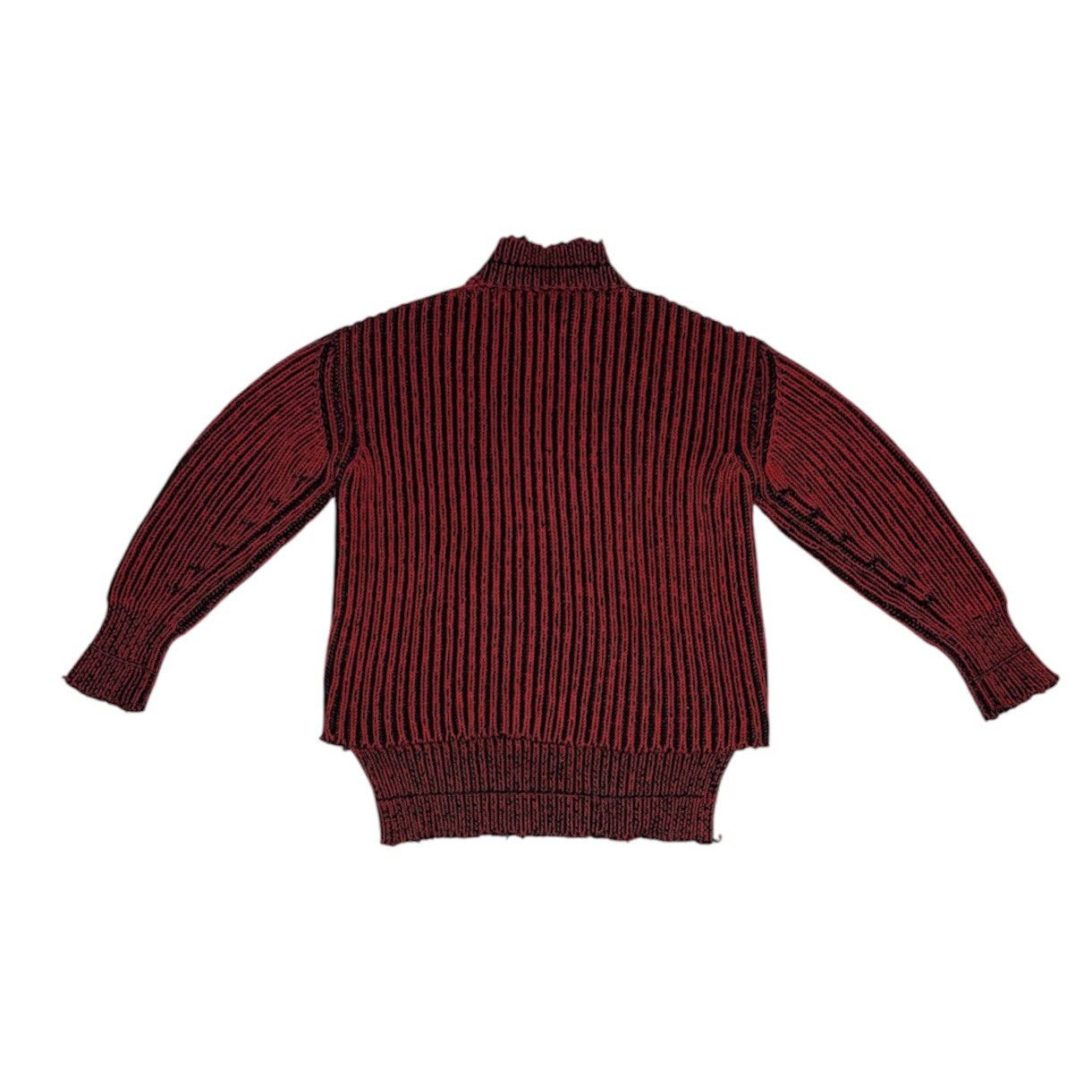 Balenciaga PRE-FALL 2018 BALENCIAGA BY DEMNA OVERSIZED KNIT RED Size S / US 4 / IT 40 - 6 Thumbnail