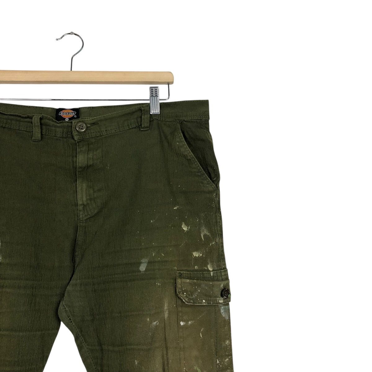 Japanese Brand 🔥VINTAGE WORKER PANTS CARGO PAINT DESIGN DICKIES USA Size US 36 / EU 52 - 8 Thumbnail