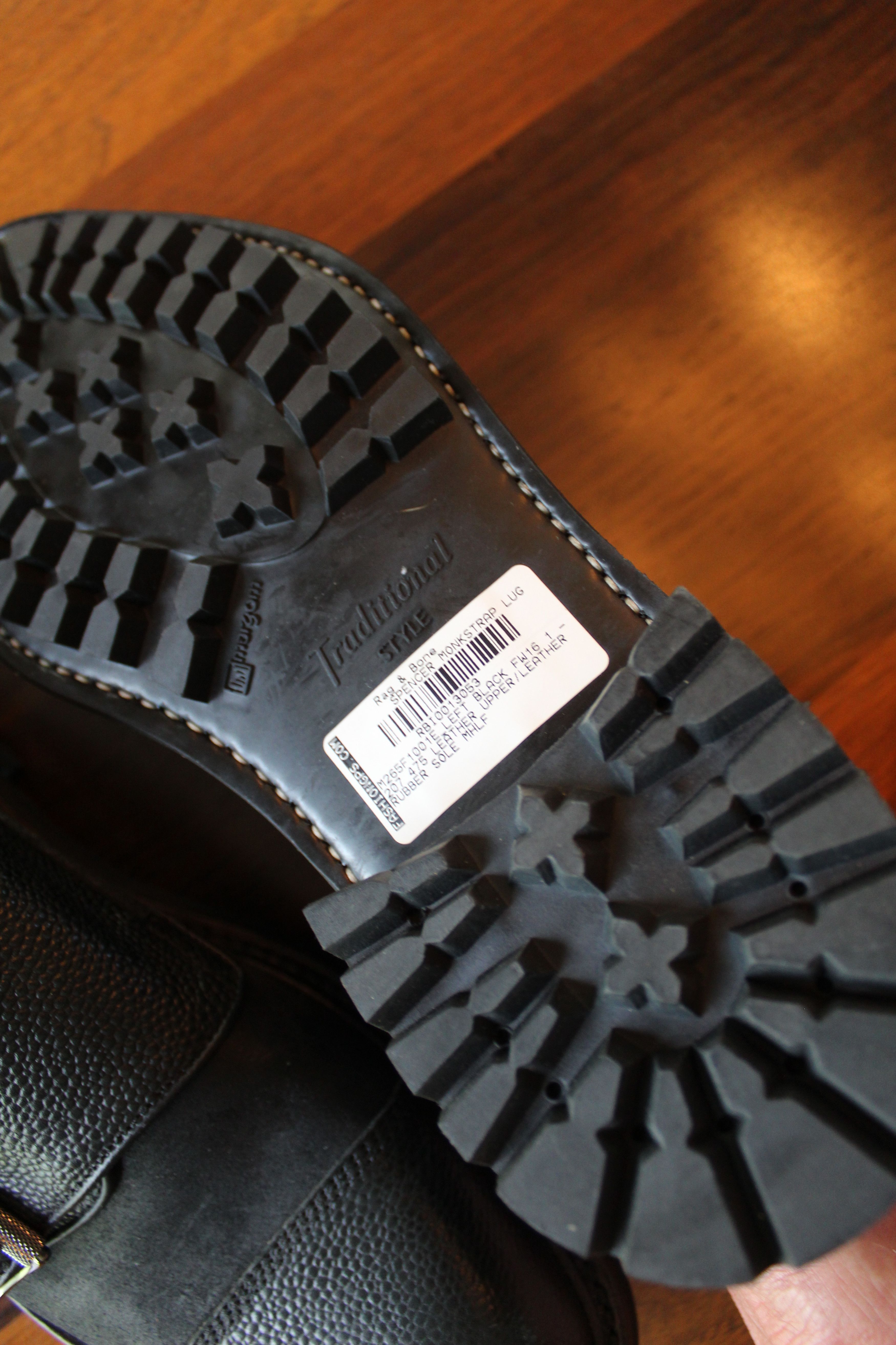 Rag & Bone Rag & Bone Cap Toe Monk Strap – Italian-Made, Rare Two-Tone Size US 8.5 / EU 41-42 - 4 Thumbnail