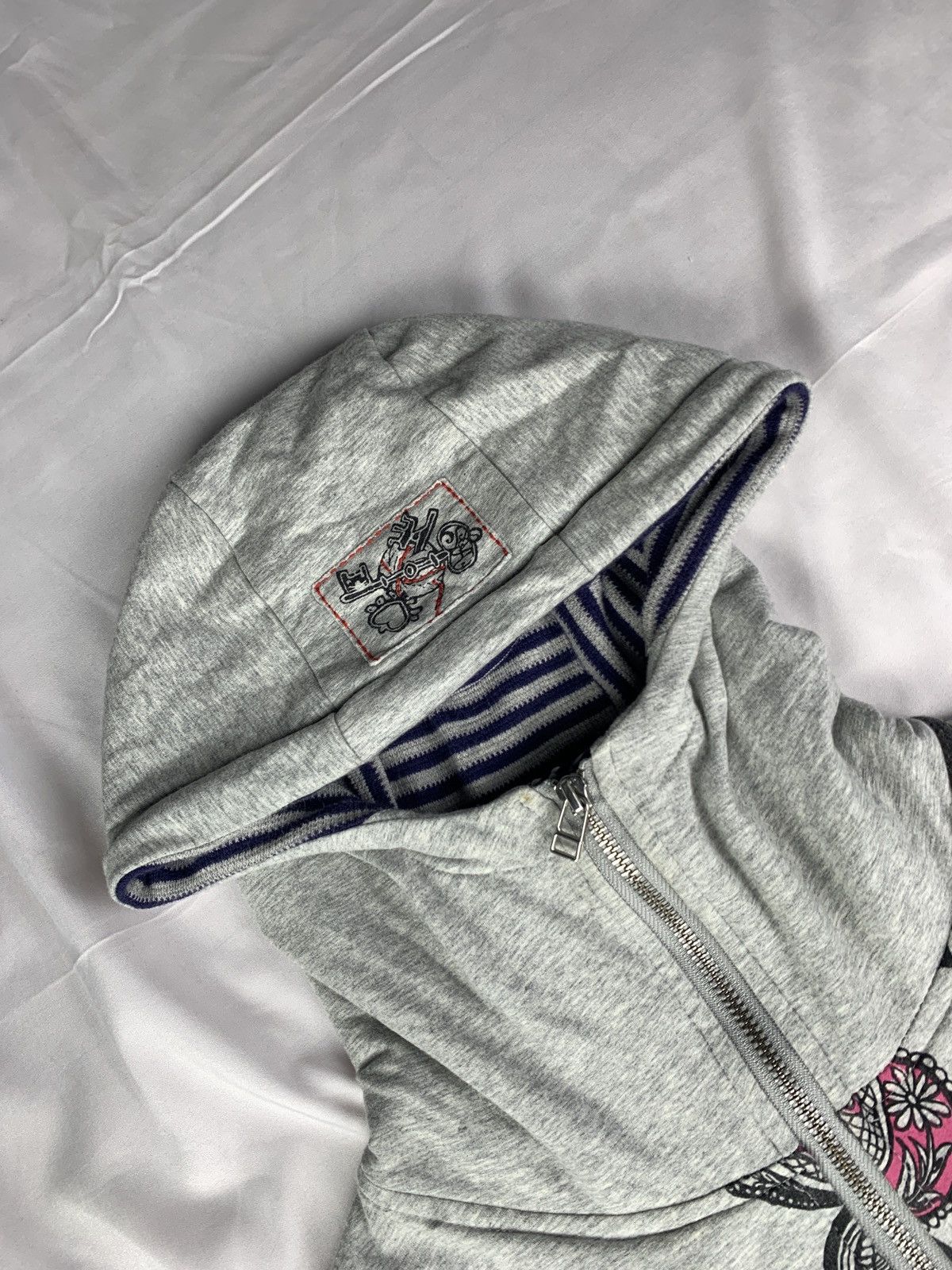 Oilily y2k Oilily Netherlands Art Over Print Graphic Zip up Hoodie Size XL / US 12-14 / IT 48-50 - 10 Thumbnail