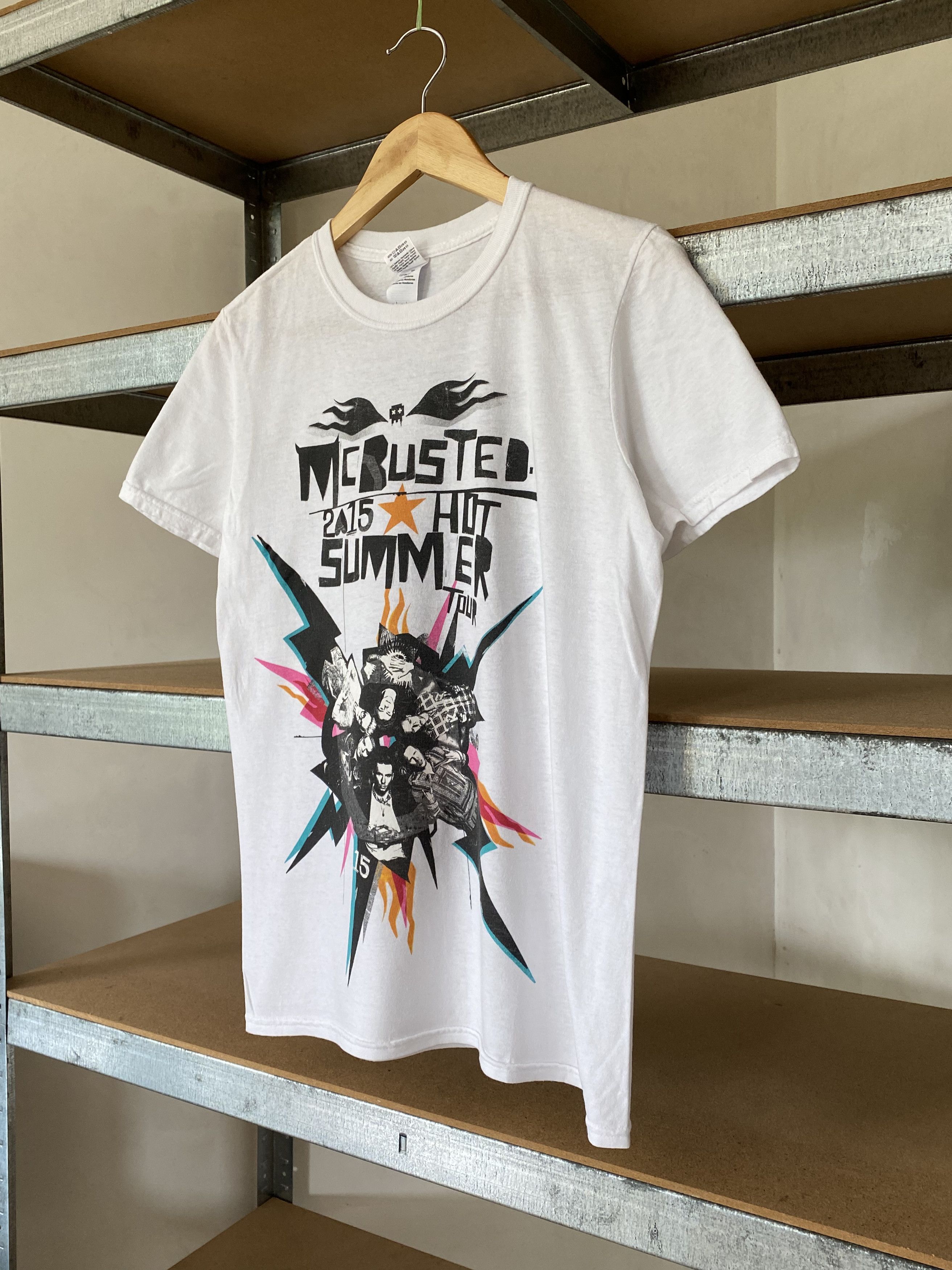 Band Tees Vintage 2015 McBusted Hot Summer Tour T-shirt Size US S / EU 44-46 / 1 - 6 Thumbnail