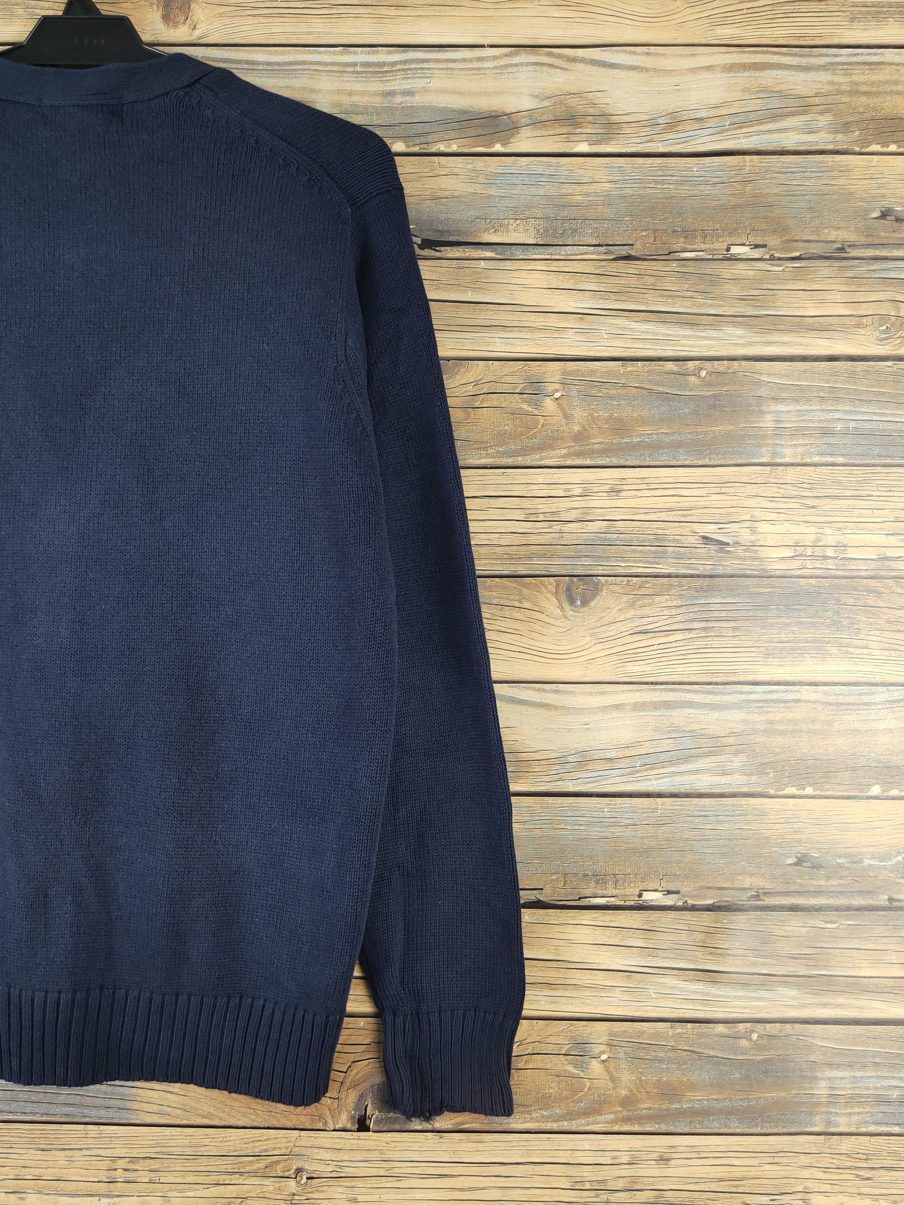 Homespun Knitwear × Japanese Brand East Boy Navy Knitwear Cardigan #W1262 Size US M / EU 48-50 / 2 - 10 Thumbnail