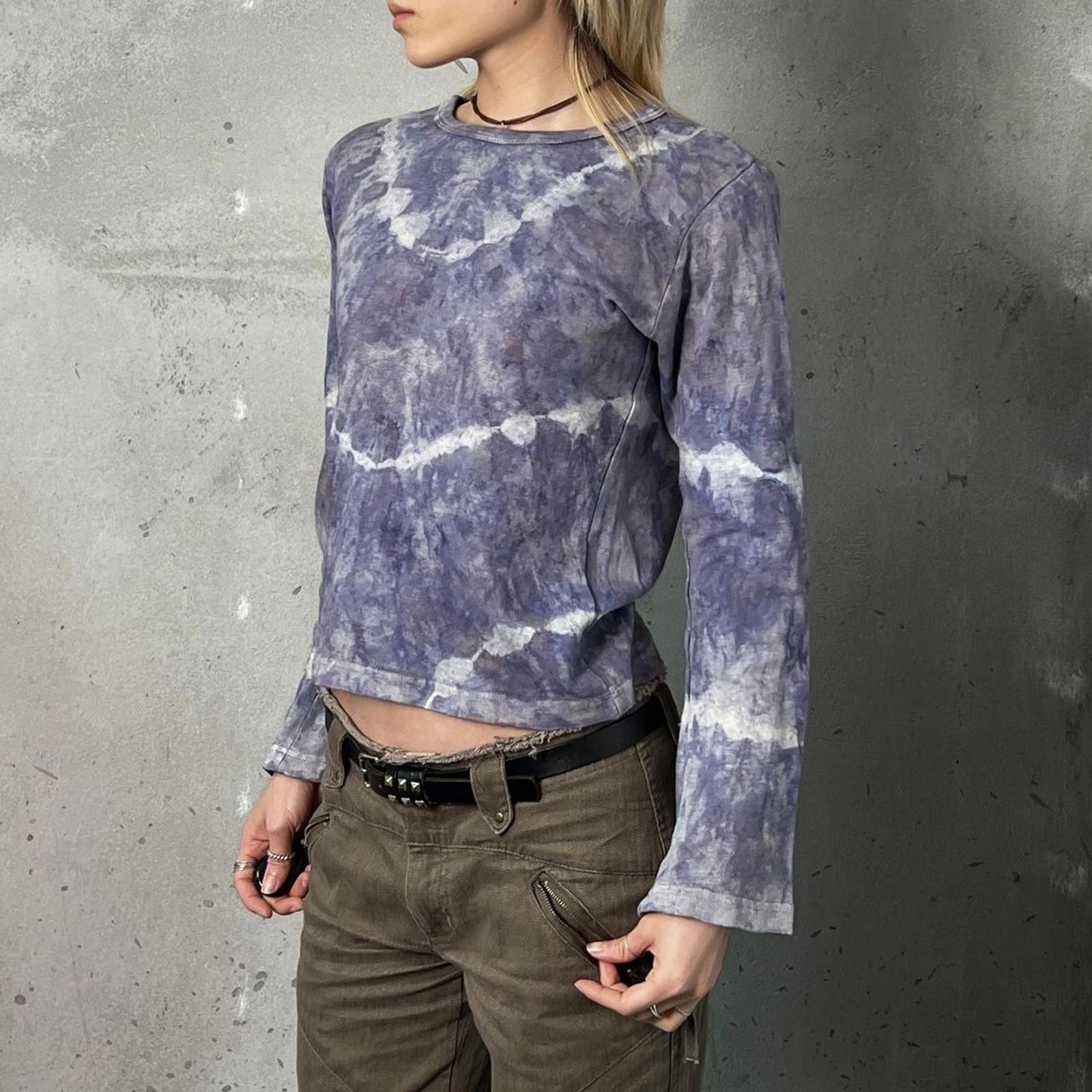 Deadstock Vintage Nepal Tie Dye Long Sleeve Tee
