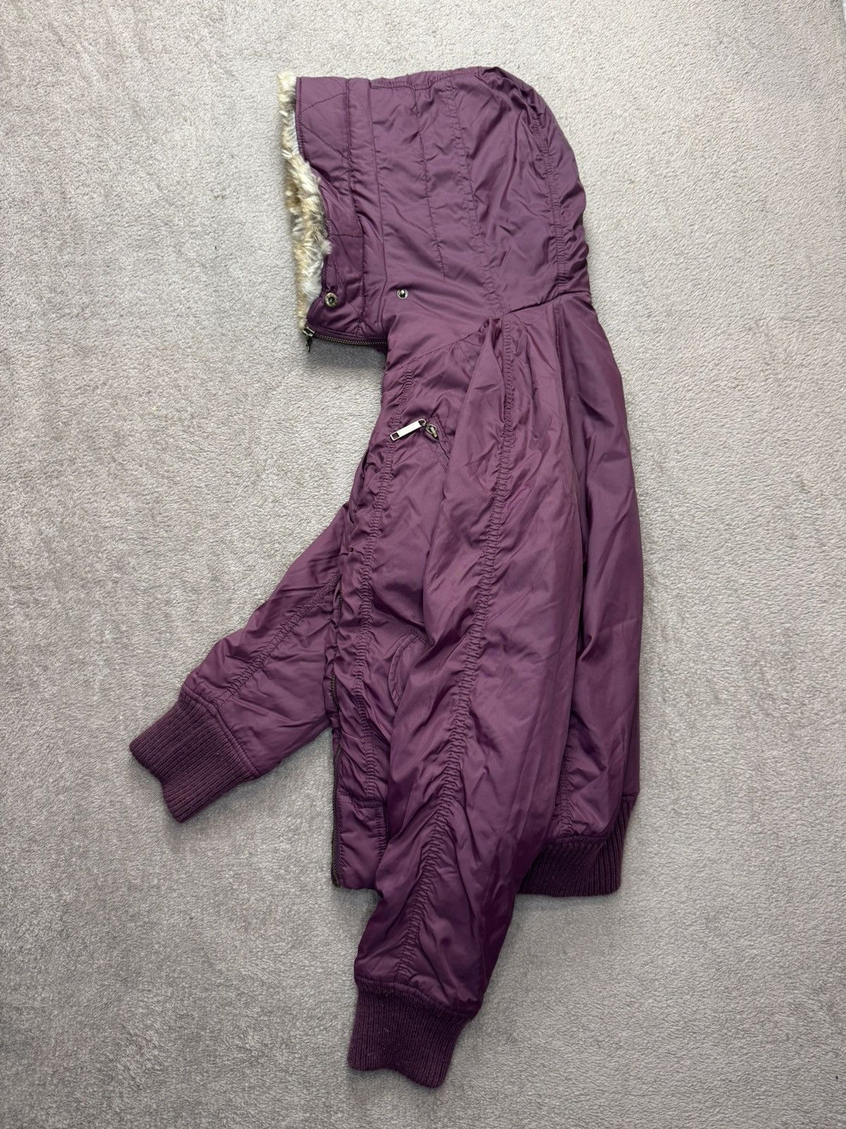 Burgundy Faux Fur Hood ifsixwasnine LGB goa styled