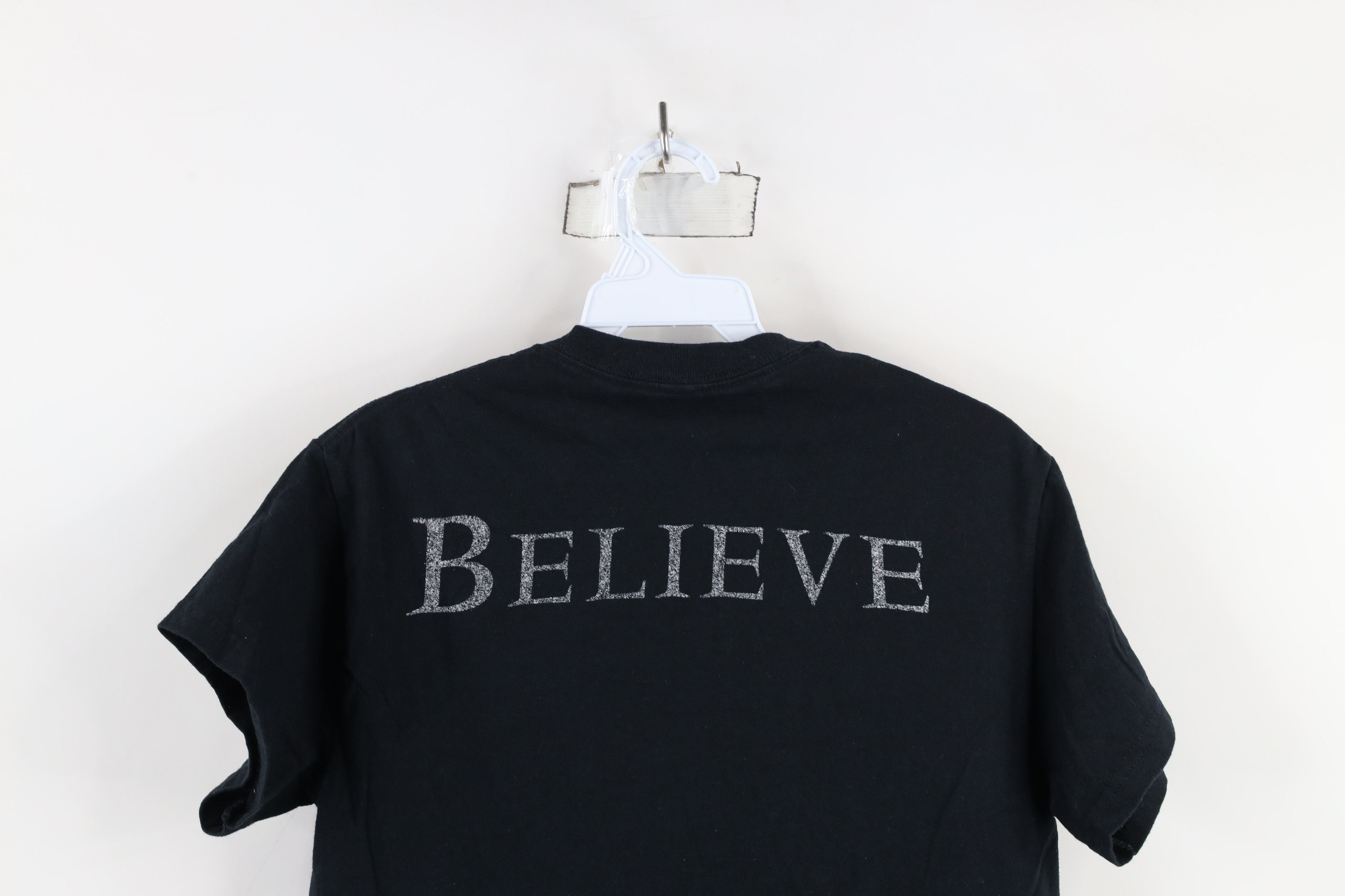 Vintage Retro Y2K The Crow Movie Believe In Angels T-Shirt Black Size S / US 4 / IT 40 - 14 Thumbnail
