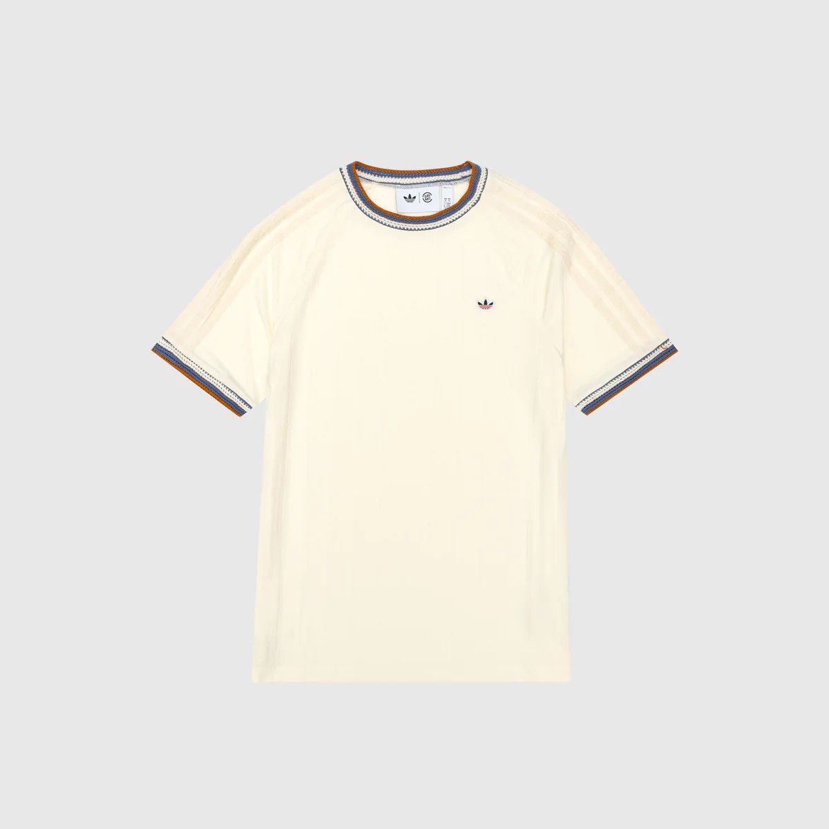 Adidas × CLOT o1mle0526 Short Sleeve T-Shirt in Cream Size US S / EU 44-46 / 1 - 1 Thumbnail