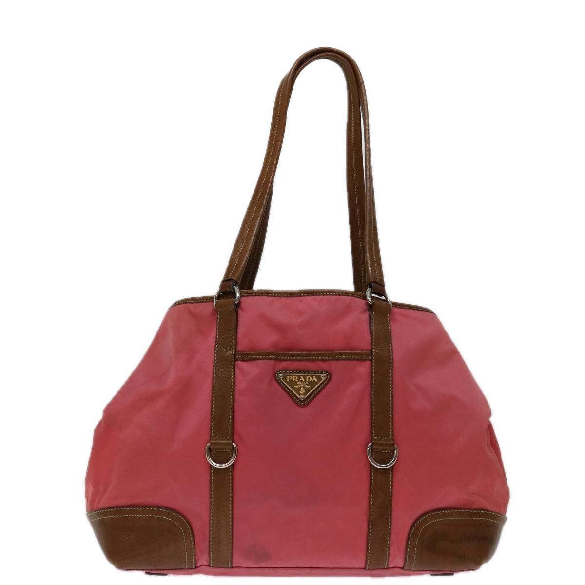 image of Prada Tessuto Tote in Pink, Women's