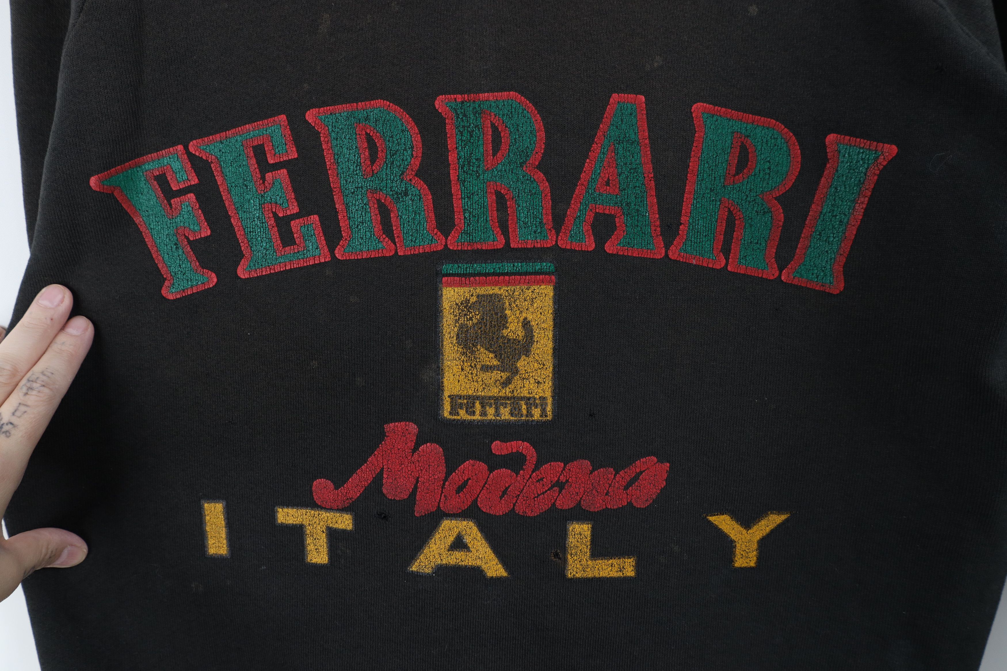 Vintage Vintage 90s Ferrari Modena Italy Racing Crewneck Sweatshirt Size US L / EU 52-54 / 3 - 4 Thumbnail