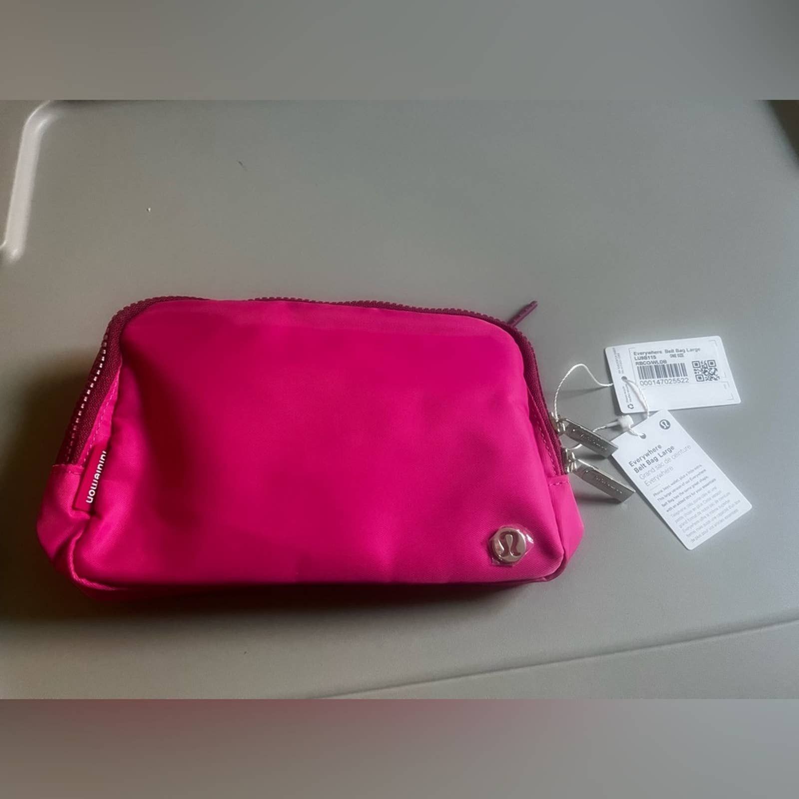Lululemon Everywhere Belt Bag Sonic Pink (Barbie Pink Hot Pink) 1L Brand  New NWT