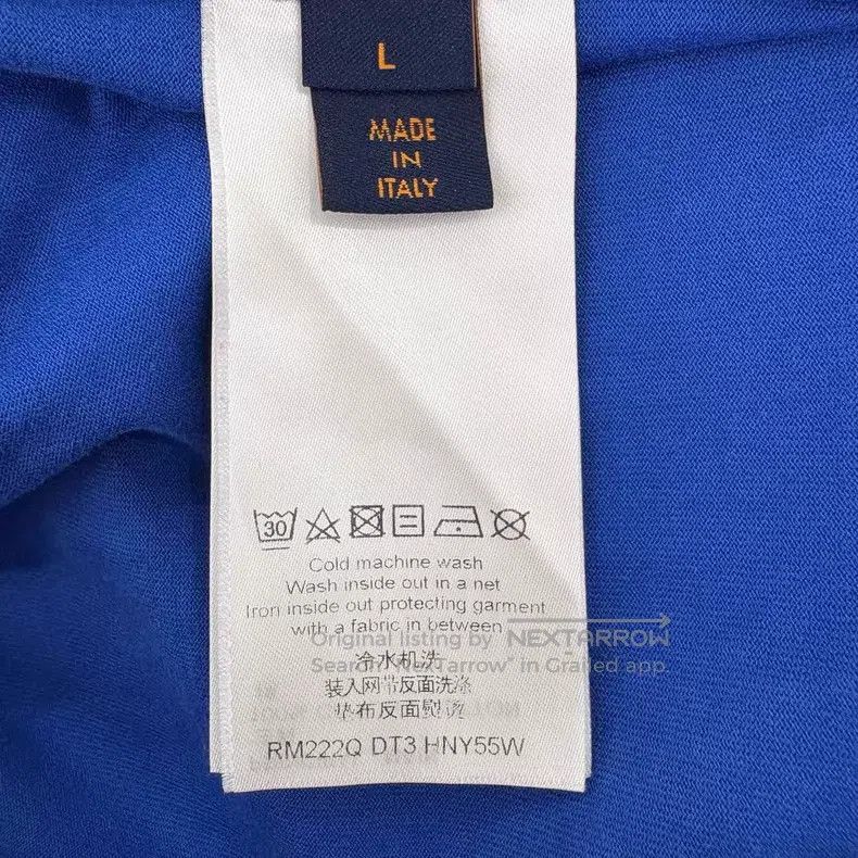 Louis Vuitton Louis Vuitton FW22 Solid Logo Round Neck Short Sleeve Size US L / EU 52-54 / 3 - 5 Thumbnail