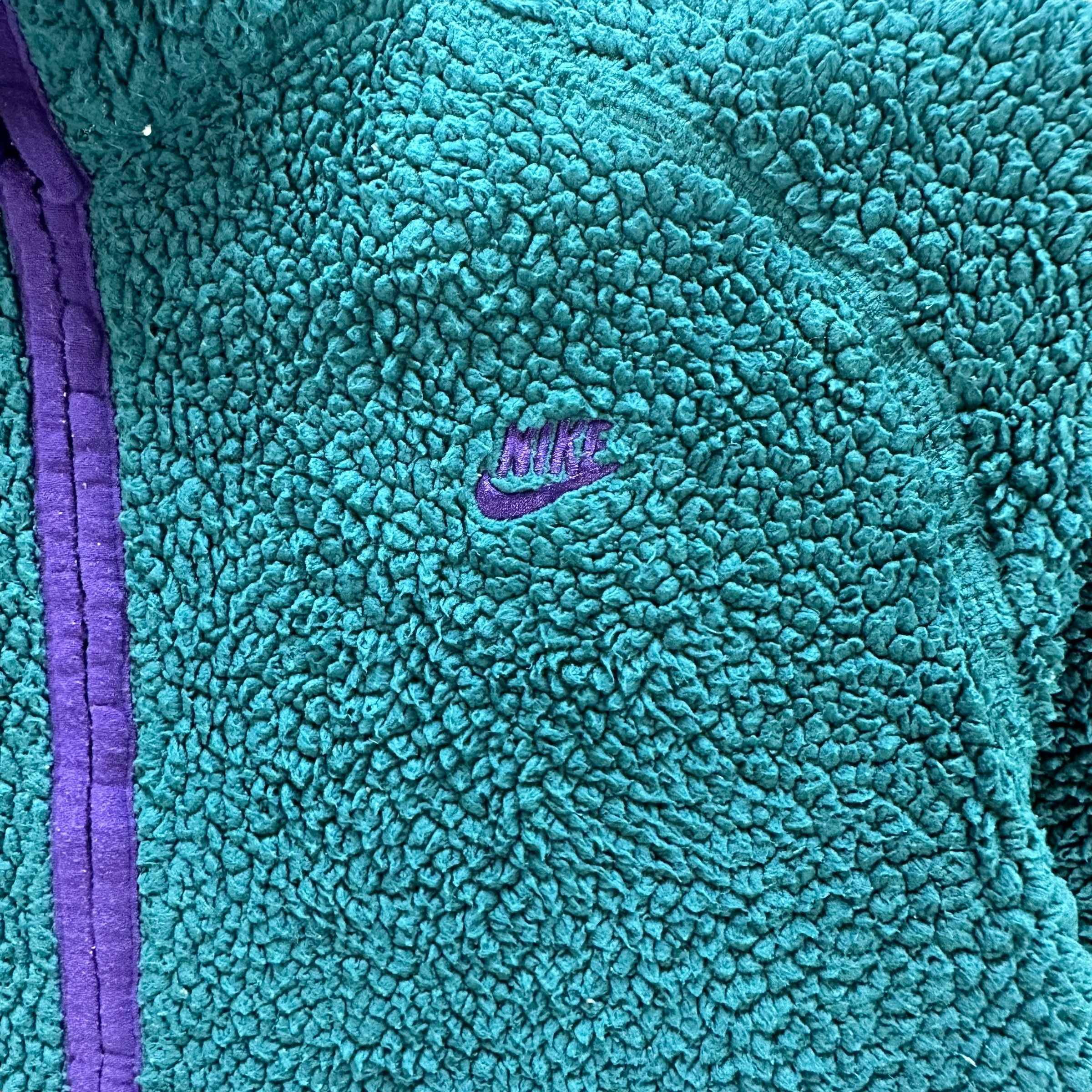 Nike Nike Green Deep Pile Fleece Zipper Hoodies #A2-0052 Size US S / EU 44-46 / 1 - 3 Thumbnail