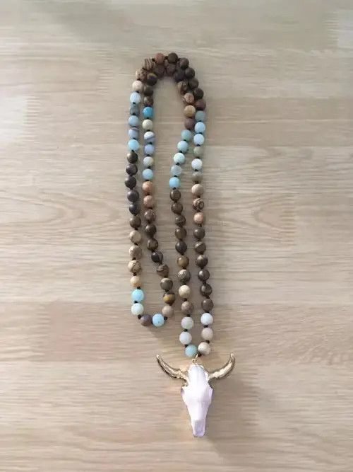 Other Bohemian Bull Head Pendant Necklace Size ONE SIZE - 3 Thumbnail