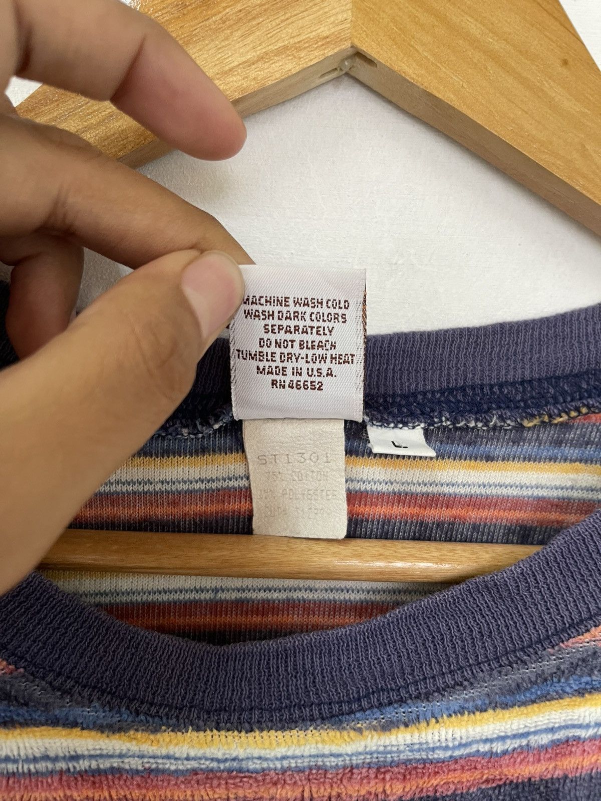 Hang Ten × Vintage VINTAGE HANG TEN MADE IN USA MULTICOLOUR Size US L / EU 52-54 / 3 - 5 Thumbnail