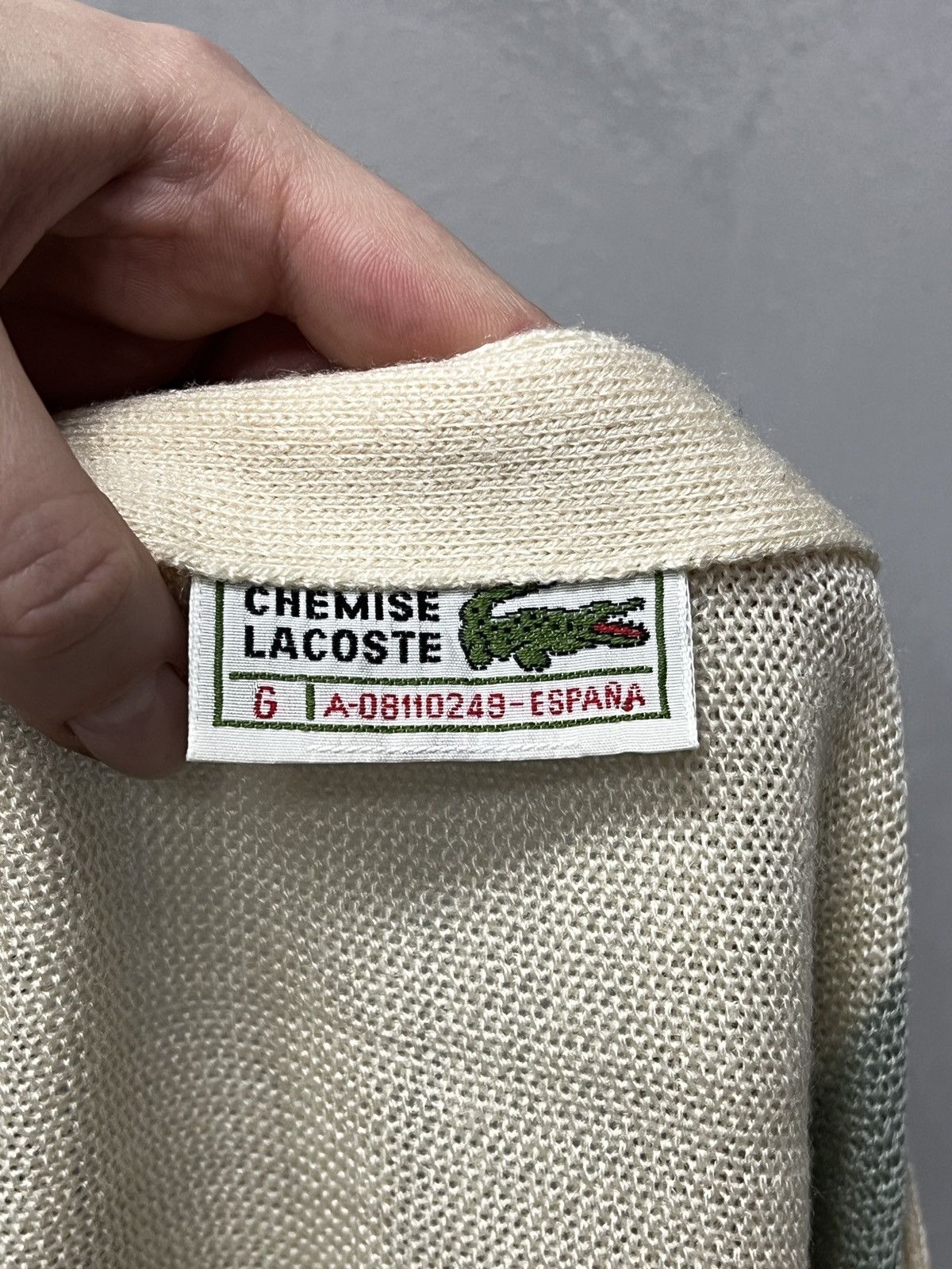 Lacoste Lacoste chemise wide striped sweater oversized cardigan y2k Size US L / EU 52-54 / 3 - 9 Thumbnail