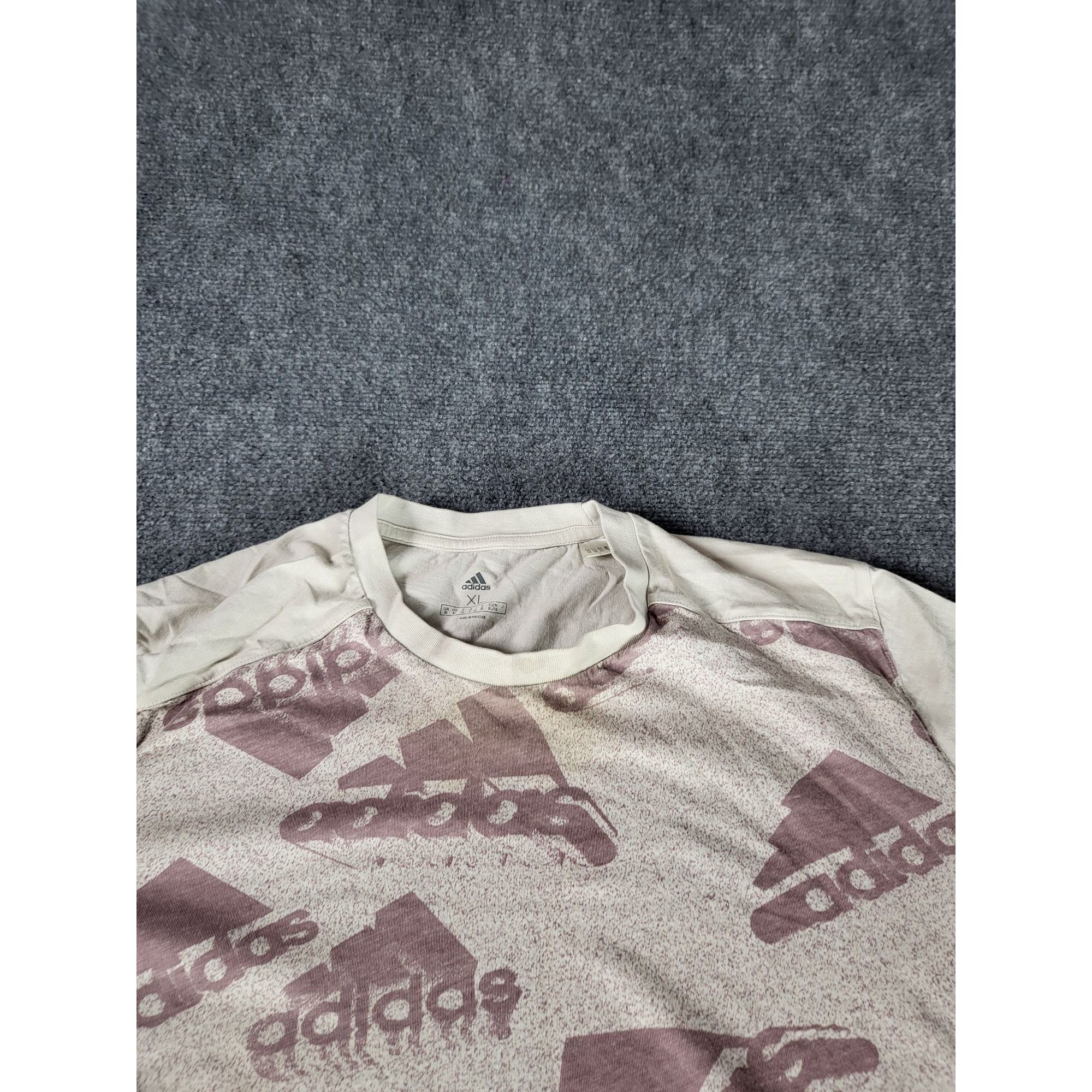 Adidas Adidas Brand Love Logo Tshirt Men Sz XL HK0377 Brown Virtual Size US XL / EU 56 / 4 - 2 Thumbnail