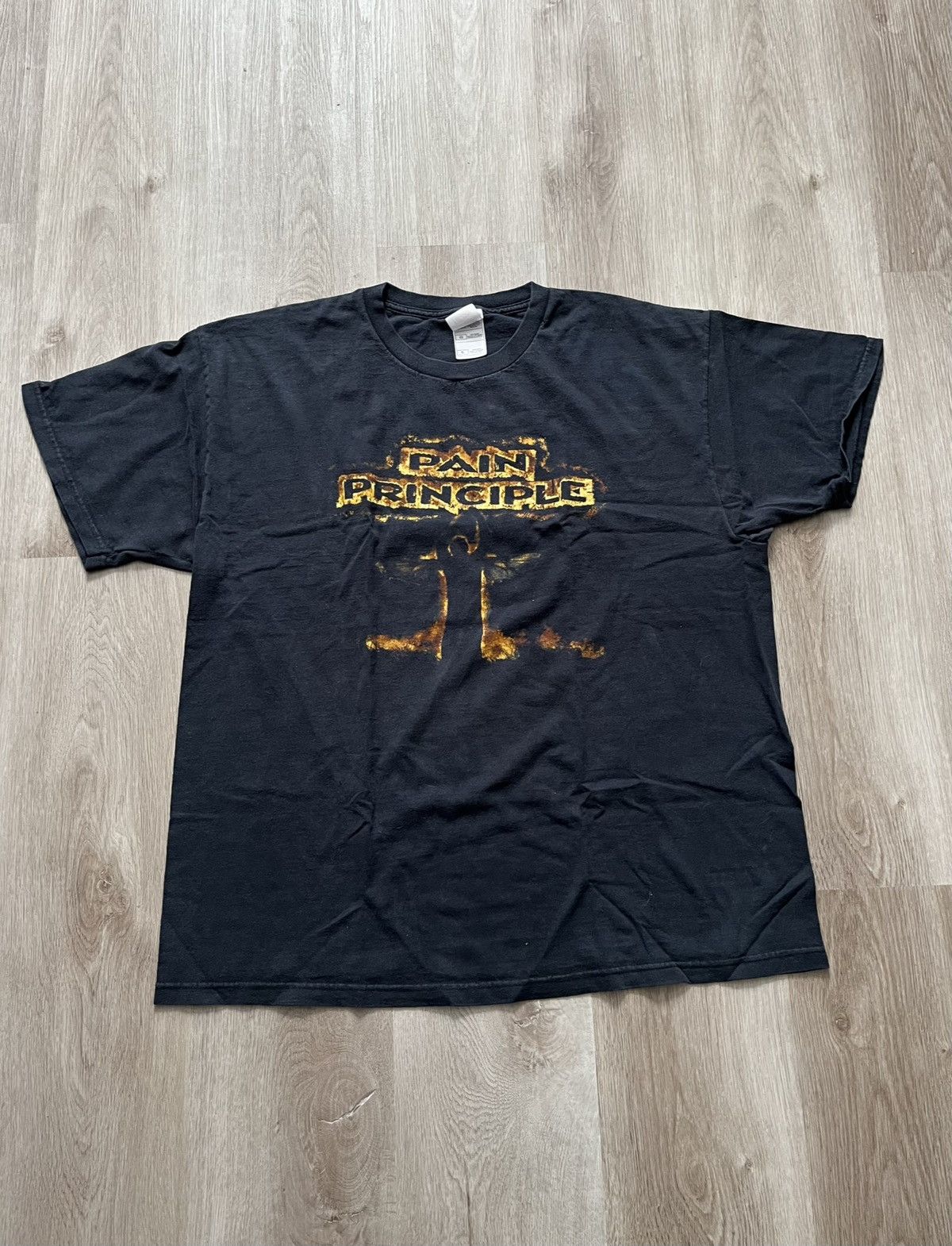 Vintage Vintage Y2k Pain Principle band T shirt Size US XL / EU 56 / 4 - 1 Thumbnail